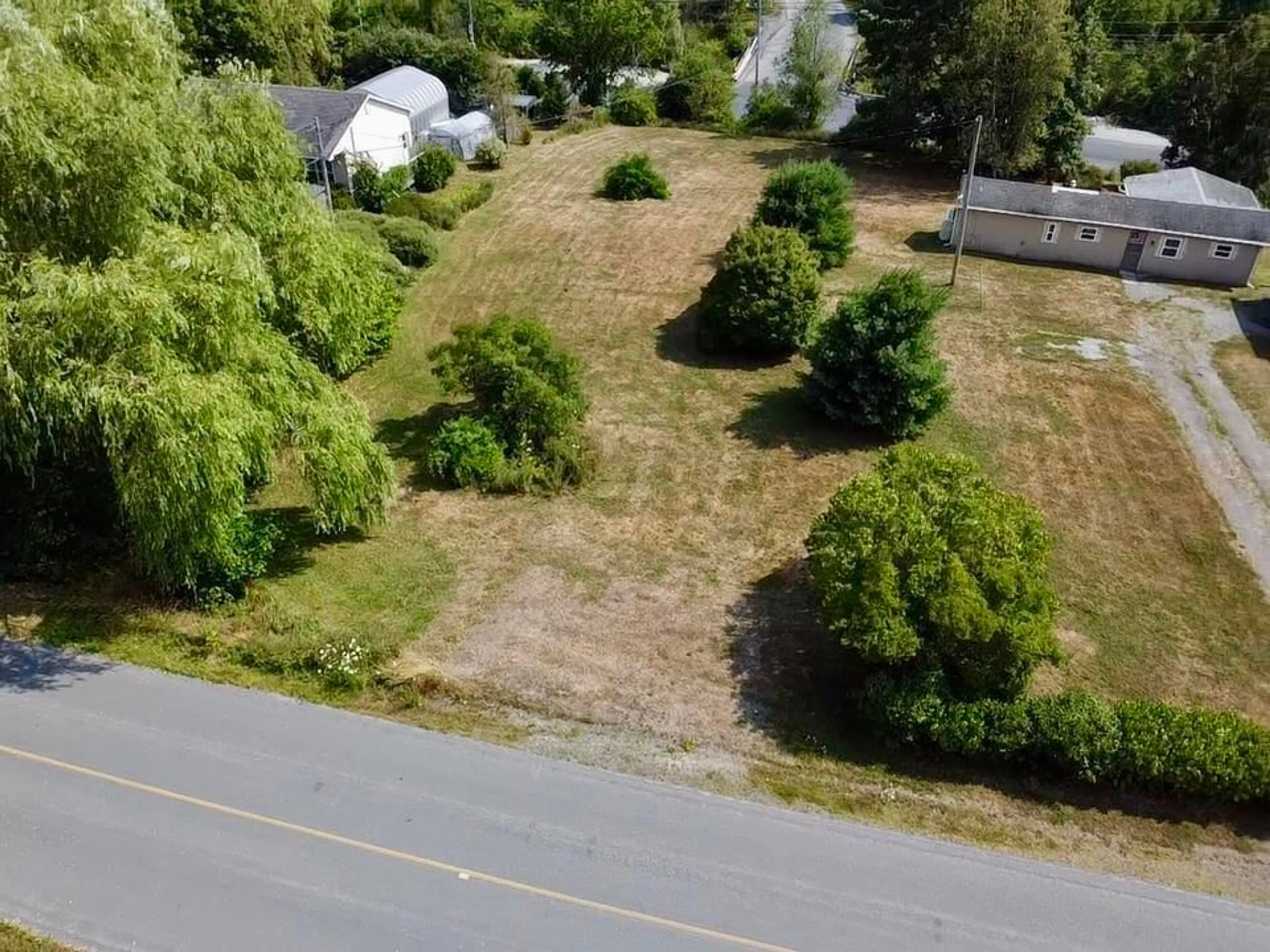 A pic from outside/outdoor area/front of a property/back of a property/a pic from drone, street for 22 Old Halifax Rd, Three Mile Plains Nova Scotia B0N 2T0