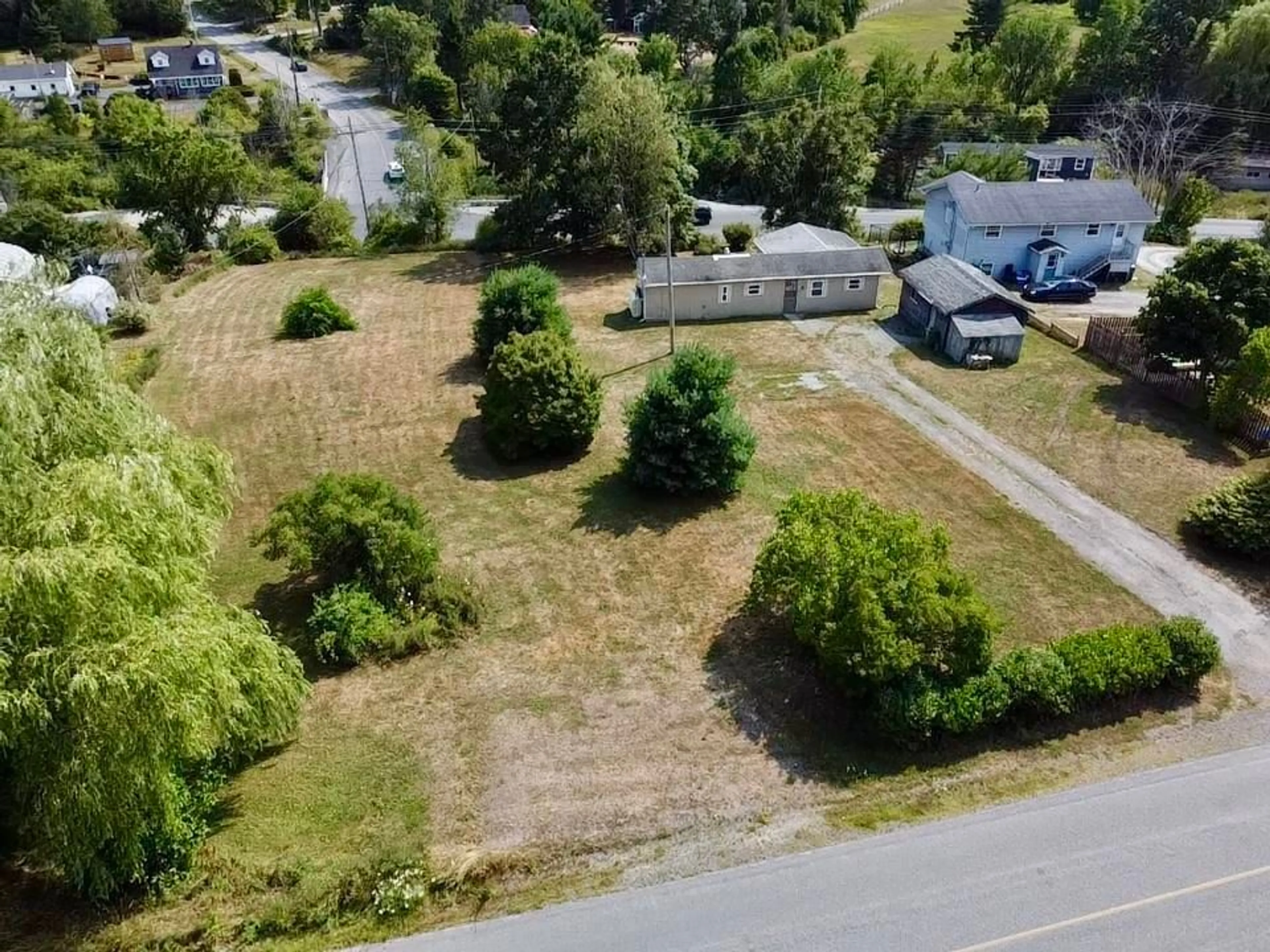 A pic from outside/outdoor area/front of a property/back of a property/a pic from drone, unknown for 22 Old Halifax Rd, Three Mile Plains Nova Scotia B0N 2T0