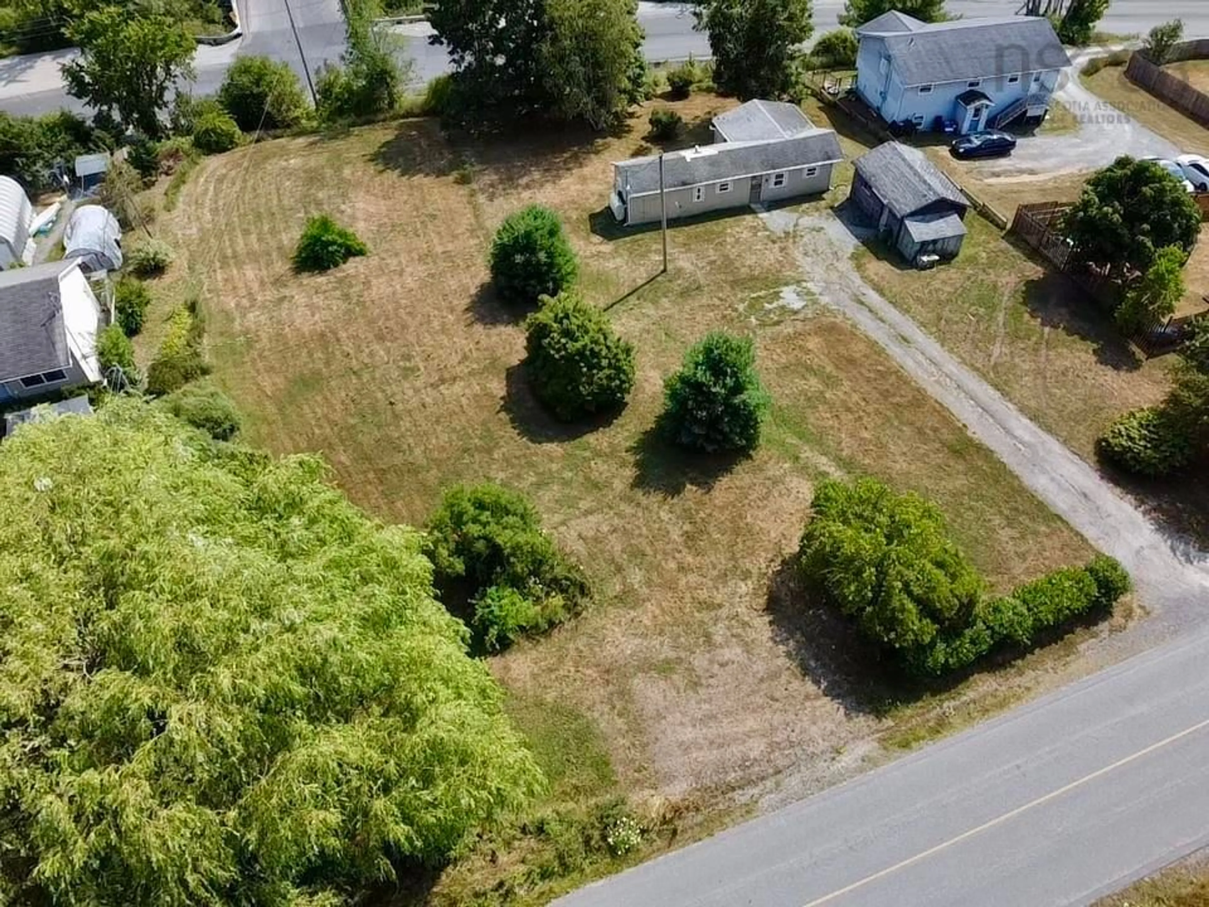 A pic from outside/outdoor area/front of a property/back of a property/a pic from drone, street for 22 Old Halifax Rd, Three Mile Plains Nova Scotia B0N 2T0