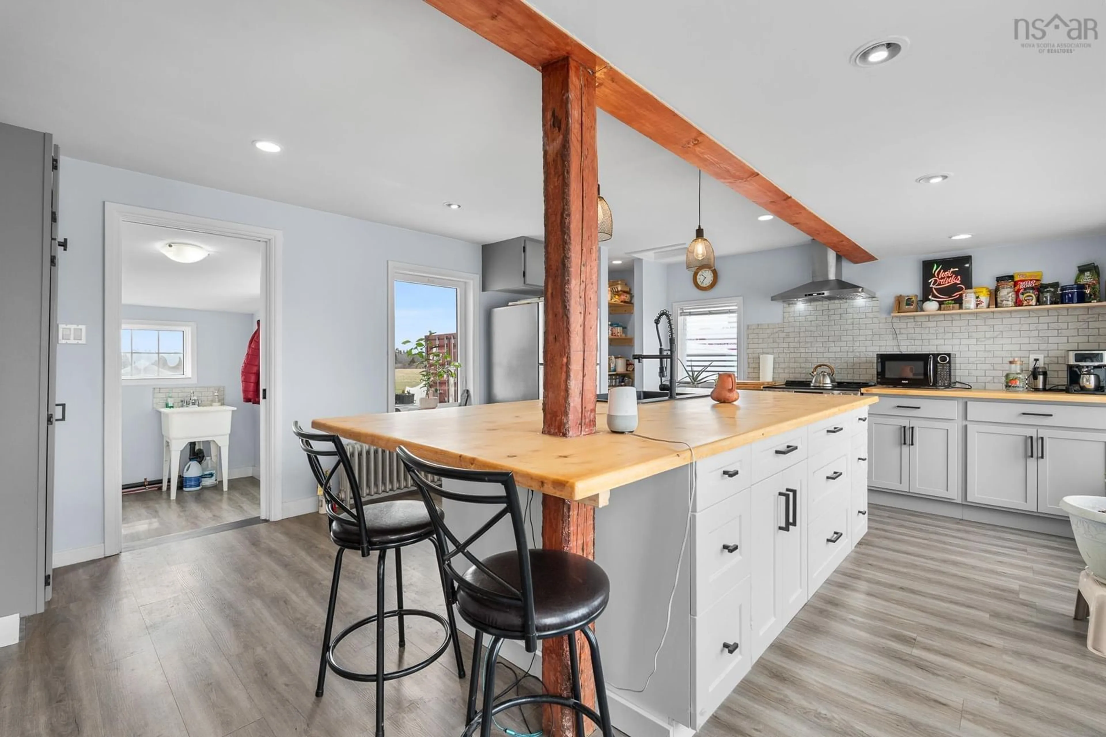 Open concept kitchen, unknown for 17 Ponderosa Lane, Lower West Pubnico Nova Scotia B0W 2M0