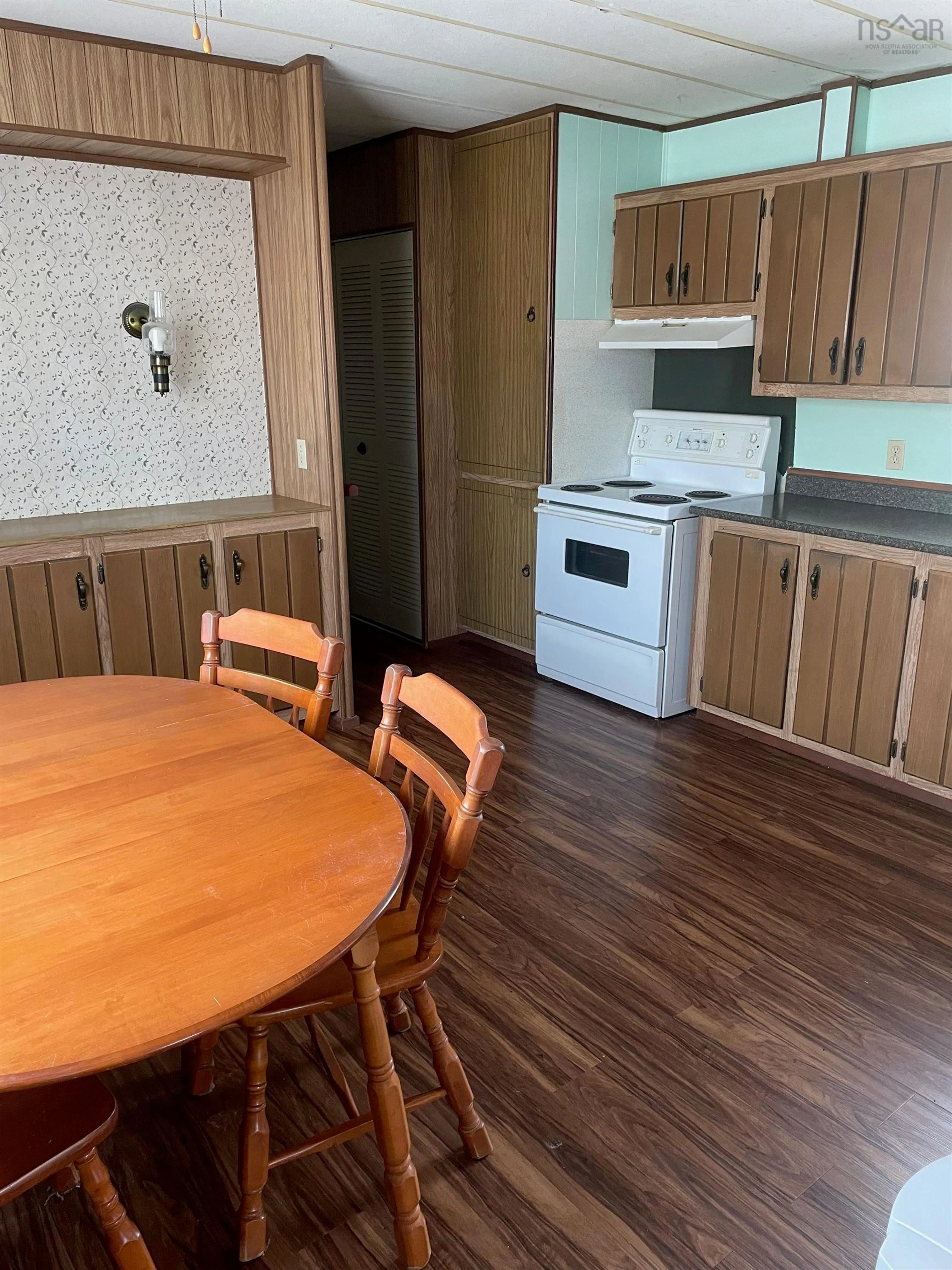 Standard kitchen, wood/laminate floor for 20 5824 Rd, Riverton Nova Scotia B0K 1S0