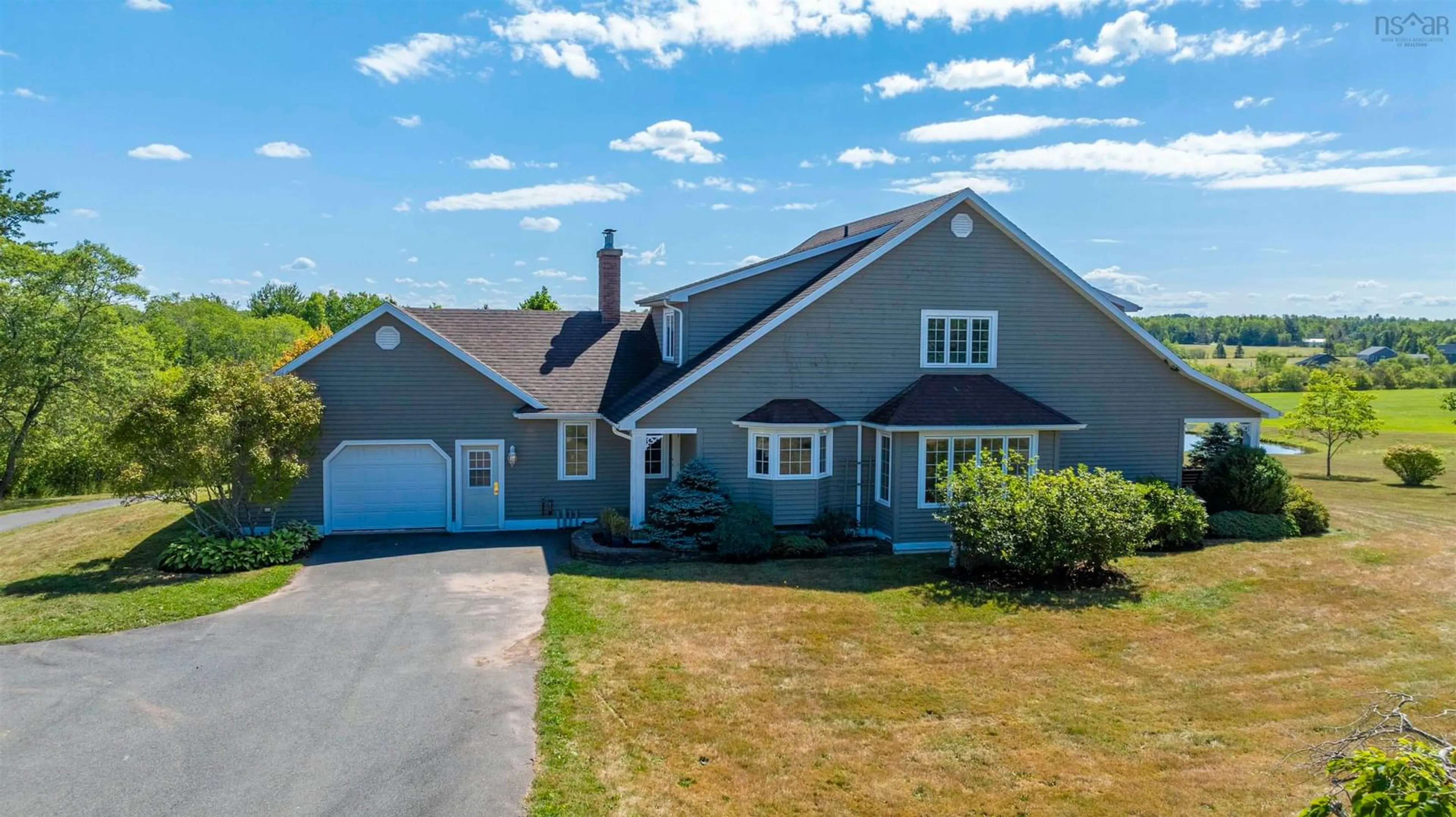A pic from outside/outdoor area/front of a property/back of a property/a pic from drone, street for 1335 Highway 2, Brentwood Nova Scotia B0N 1C0