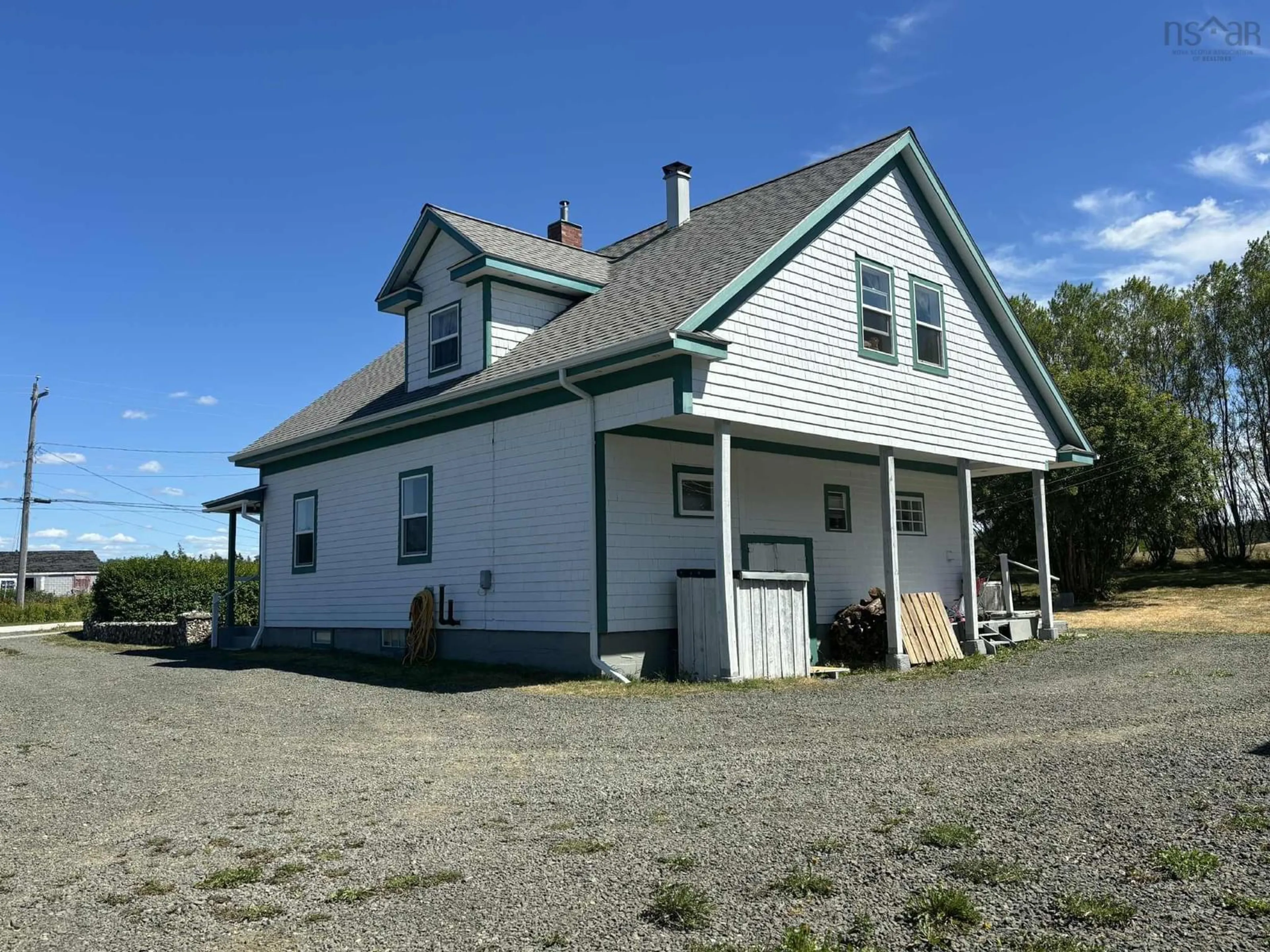 A pic from outside/outdoor area/front of a property/back of a property/a pic from drone, building for 328 Patrice Rd, Church Point Nova Scotia B0W 1M0