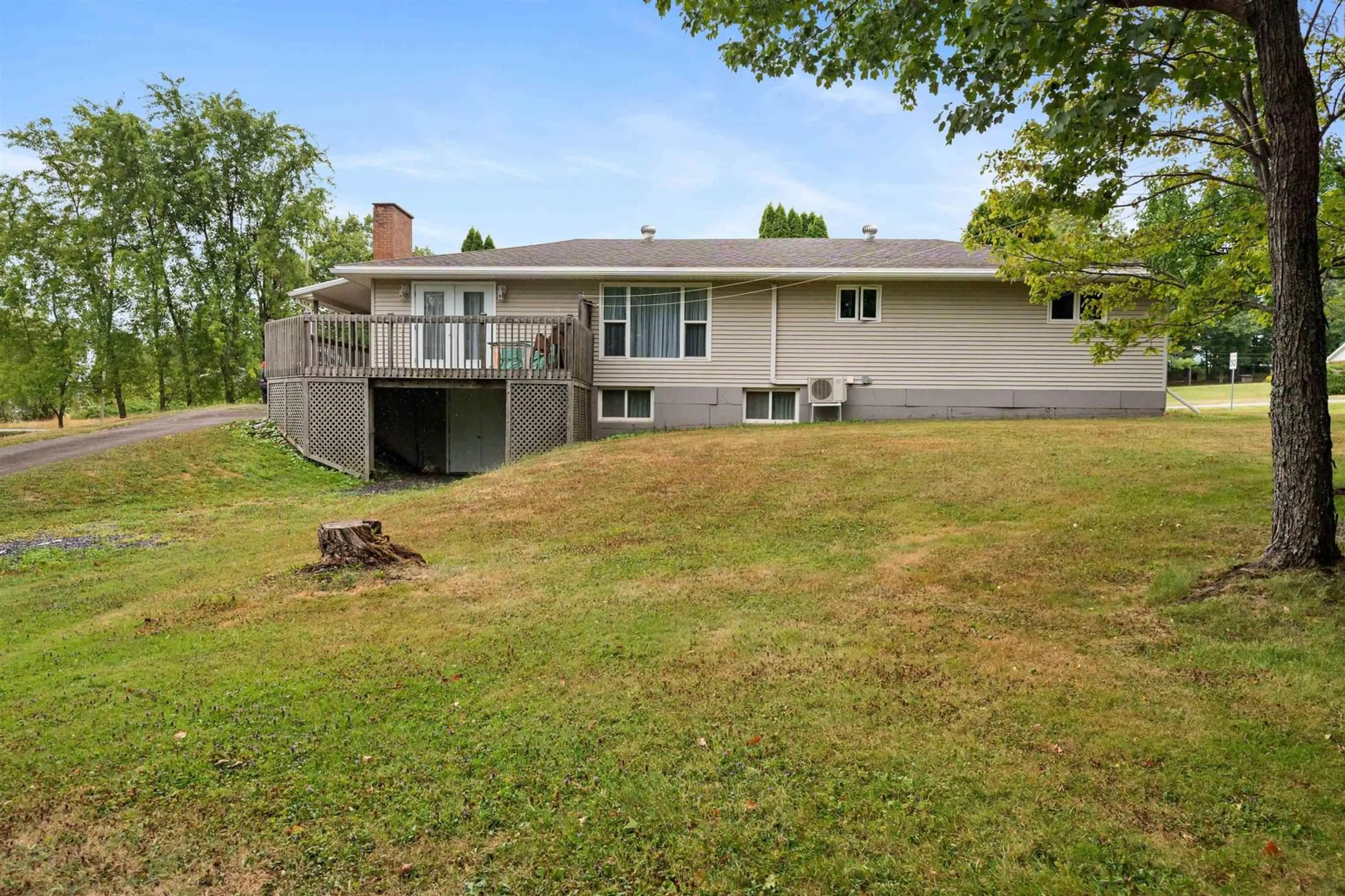 A pic from outside/outdoor area/front of a property/back of a property/a pic from drone, water/lake/river/ocean view for 12 Munroe Avenue Exten, Westville Road Nova Scotia B2H 5C6