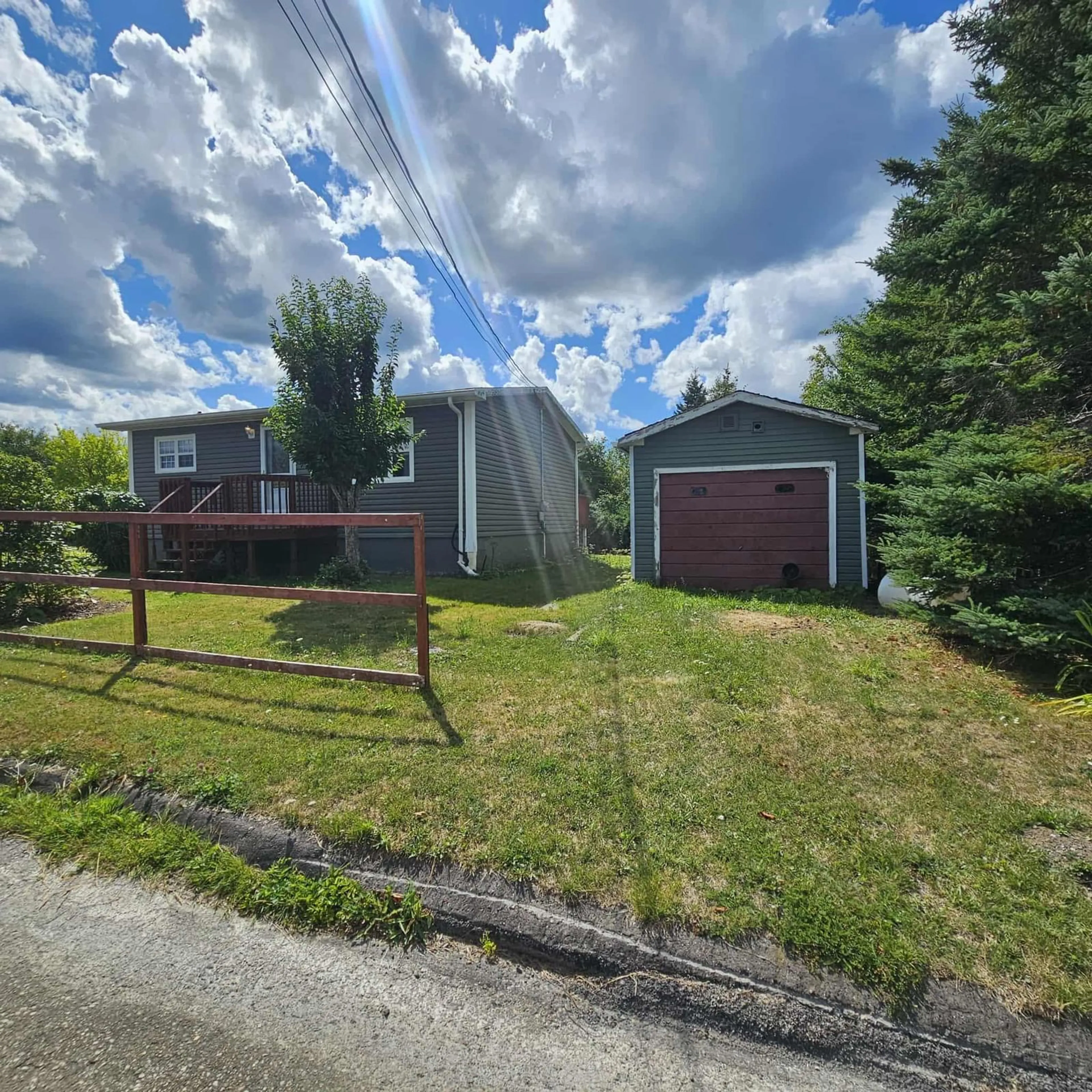 A pic from outside/outdoor area/front of a property/back of a property/a pic from drone, street for 27 Young St, Sydney Nova Scotia B1P 6P1