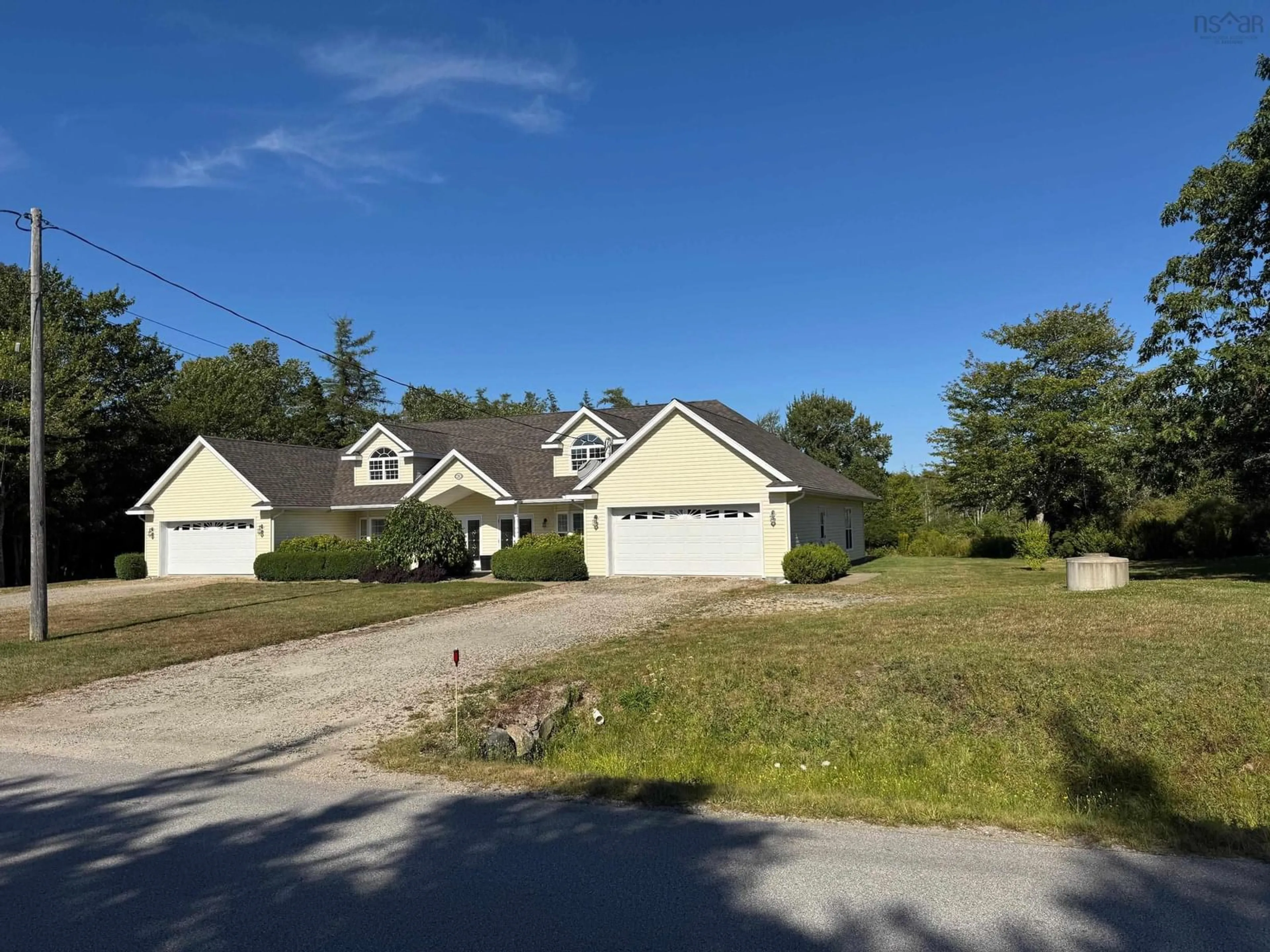 A pic from outside/outdoor area/front of a property/back of a property/a pic from drone, street for 202 Mood Rd, Summerville Nova Scotia B5A 5J4