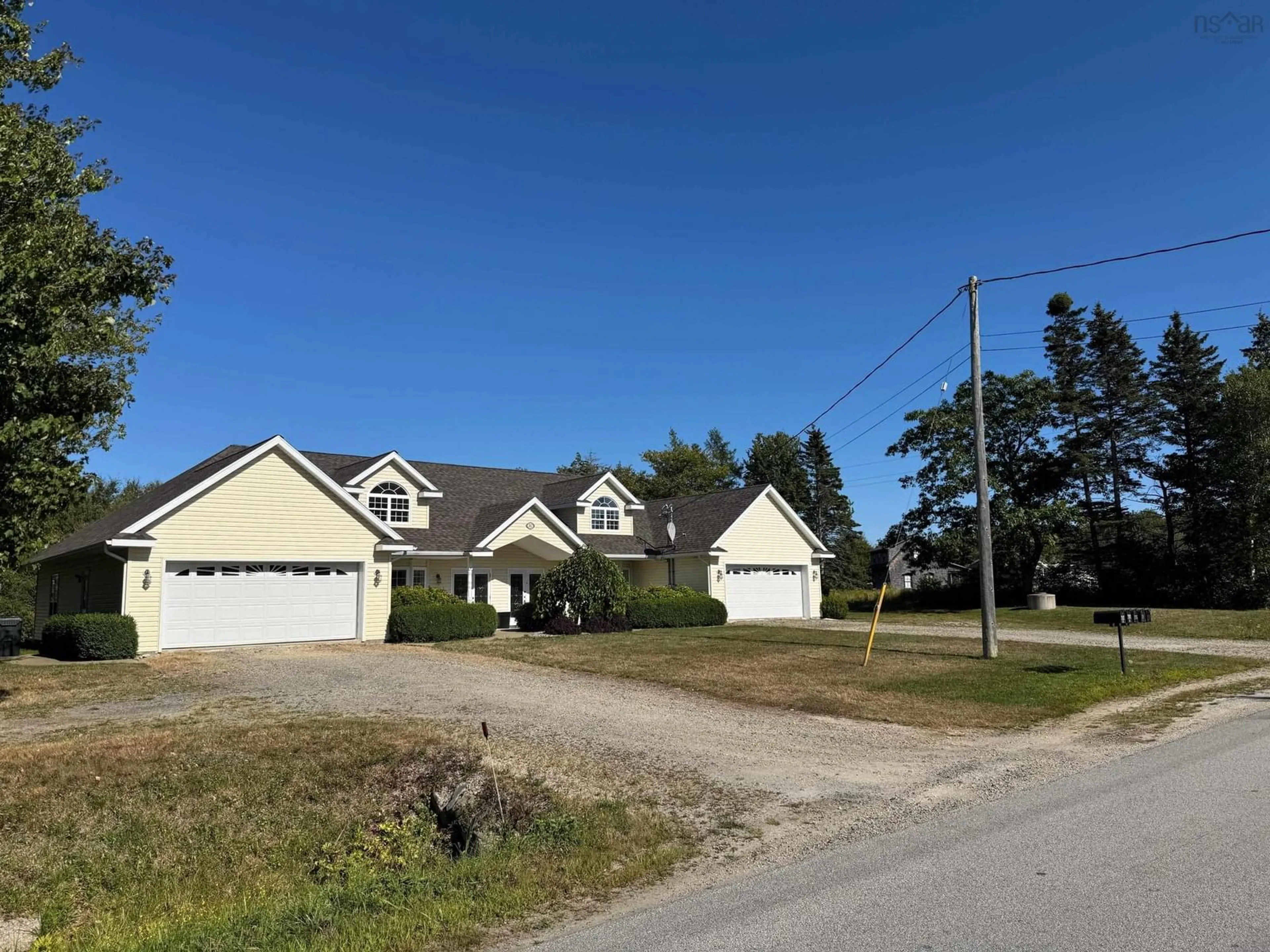A pic from outside/outdoor area/front of a property/back of a property/a pic from drone, street for 202 Mood Rd, Summerville Nova Scotia B5A 5J4