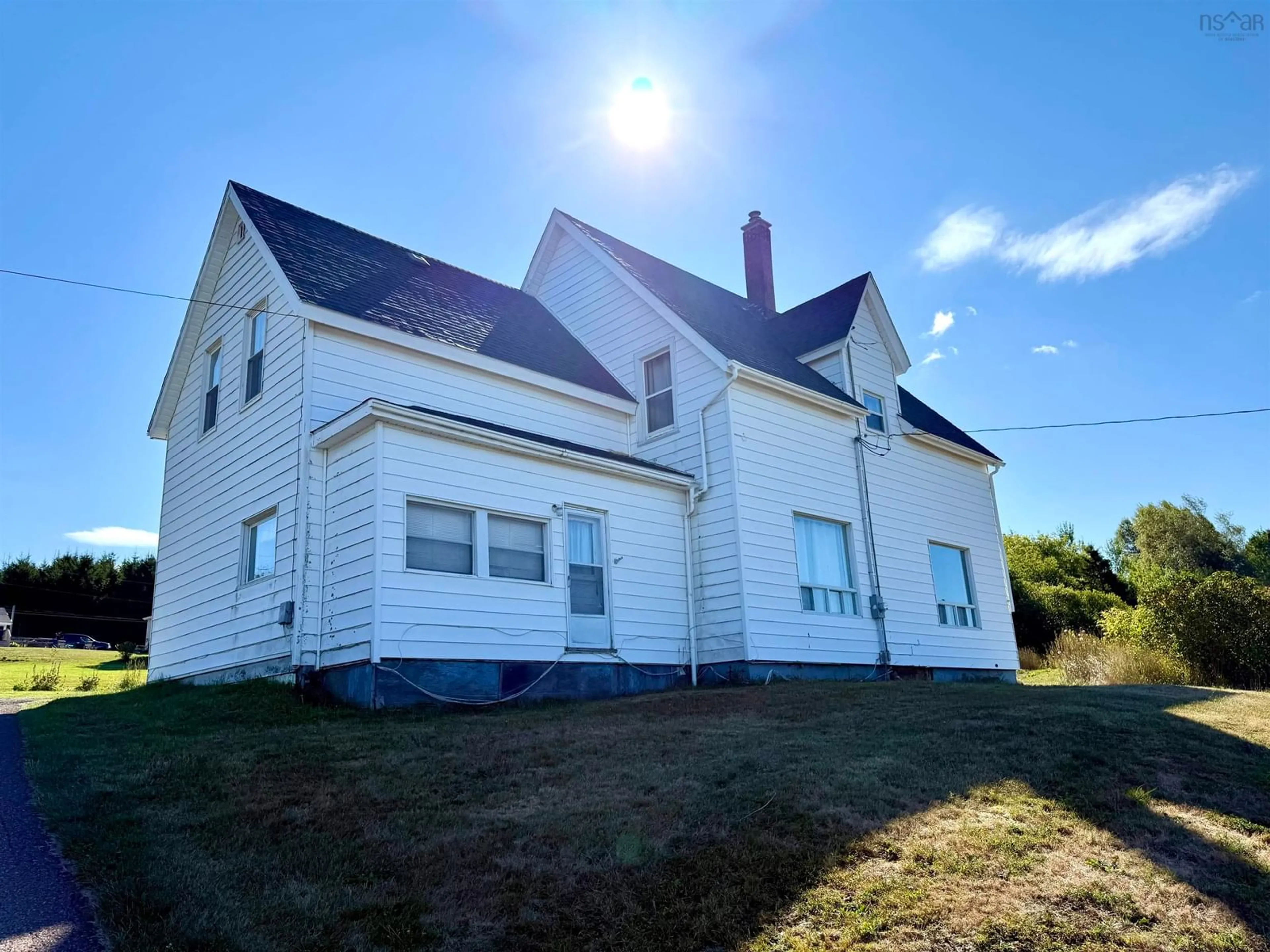 A pic from outside/outdoor area/front of a property/back of a property/a pic from drone, building for 3192 302 Hwy, Maccan Nova Scotia B0L 1B0