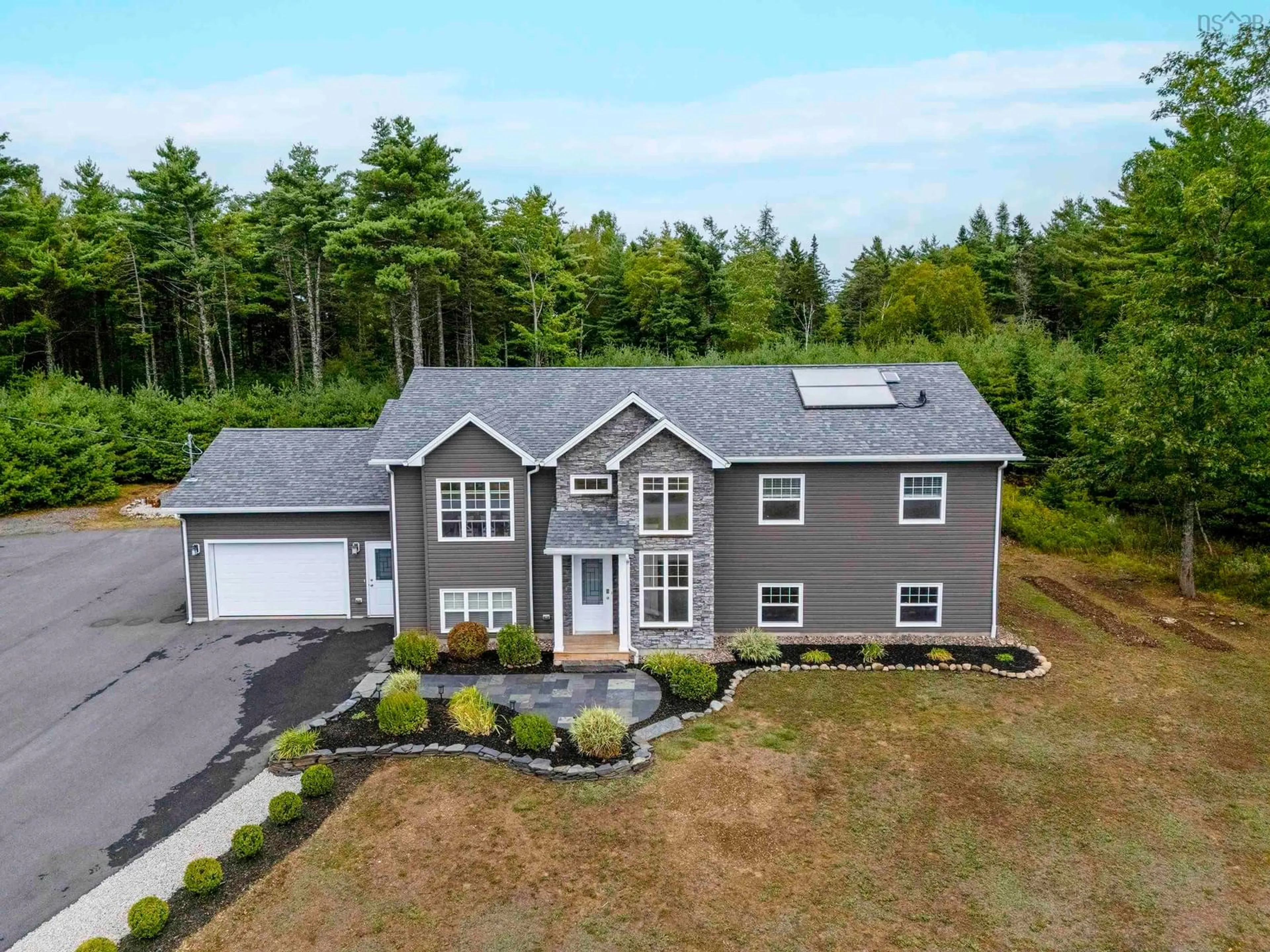 A pic from outside/outdoor area/front of a property/back of a property/a pic from drone, unknown for 53 Craig Chandler Dr, Pine Grove Nova Scotia B4V 8A1