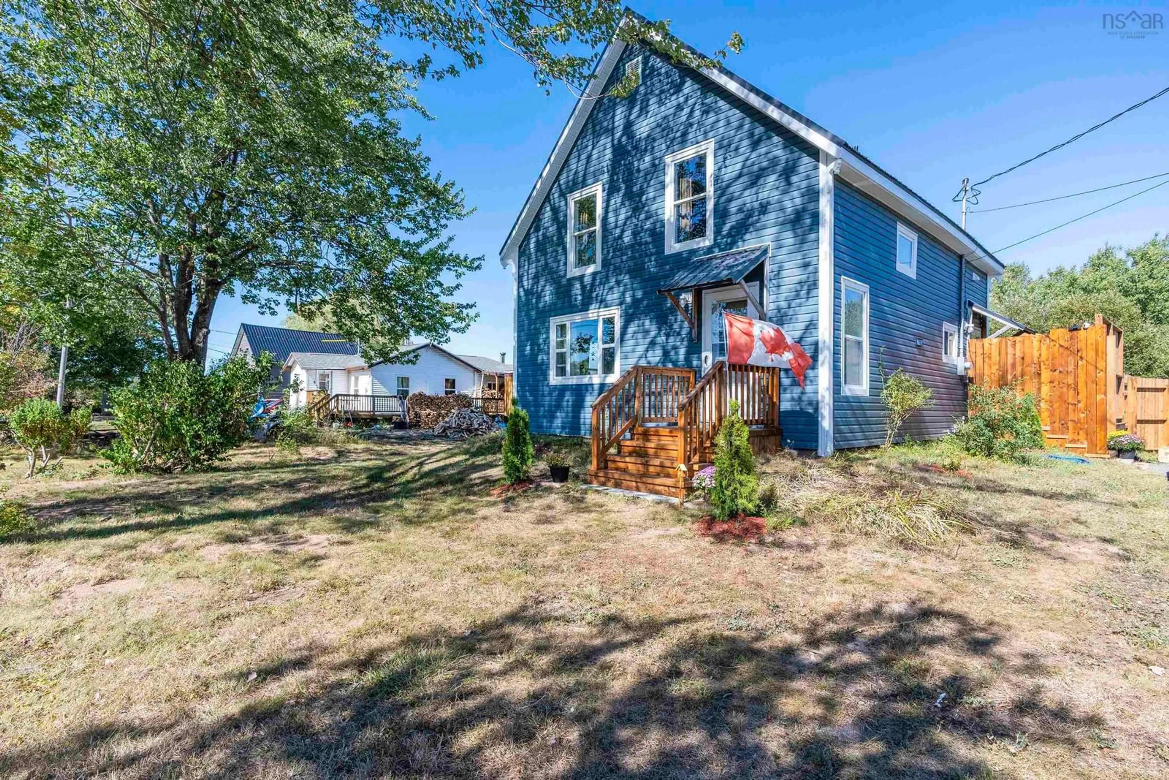 A pic from outside/outdoor area/front of a property/back of a property/a pic from drone, street for 97 Station Rd, Lawrencetown Nova Scotia B0S 1M0