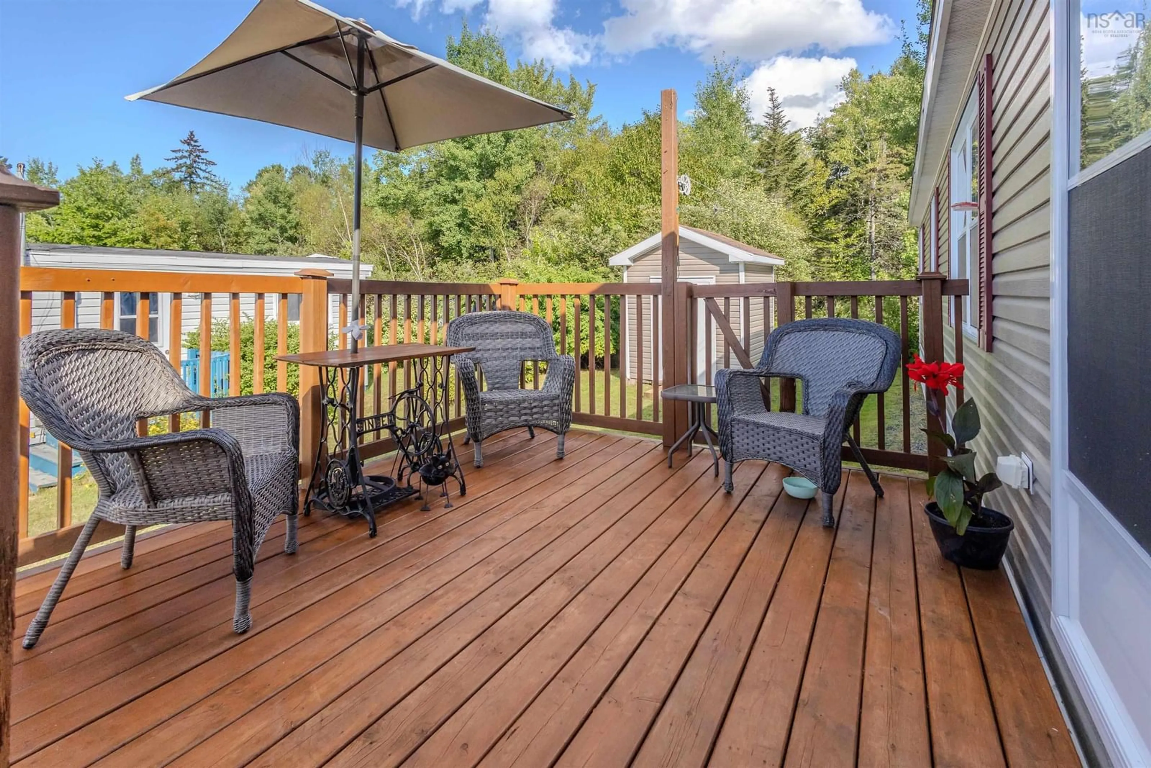 Patio, water/lake/river/ocean view for 77 Bendix St, Sydney Mines Nova Scotia B1V 3C4
