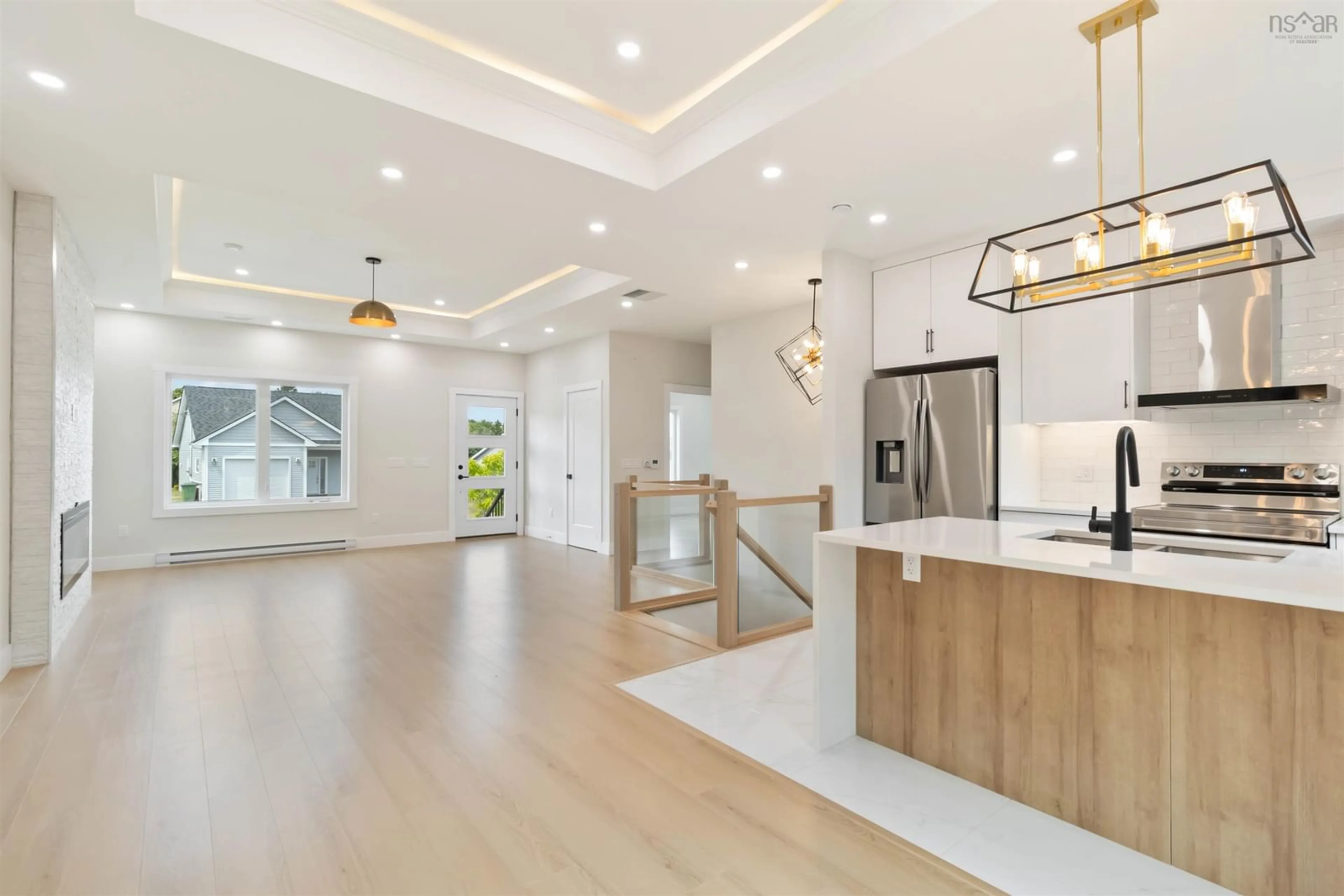 Open concept kitchen, unknown for 19 Norawarren Dr, Herring Cove Nova Scotia B3R 0B9