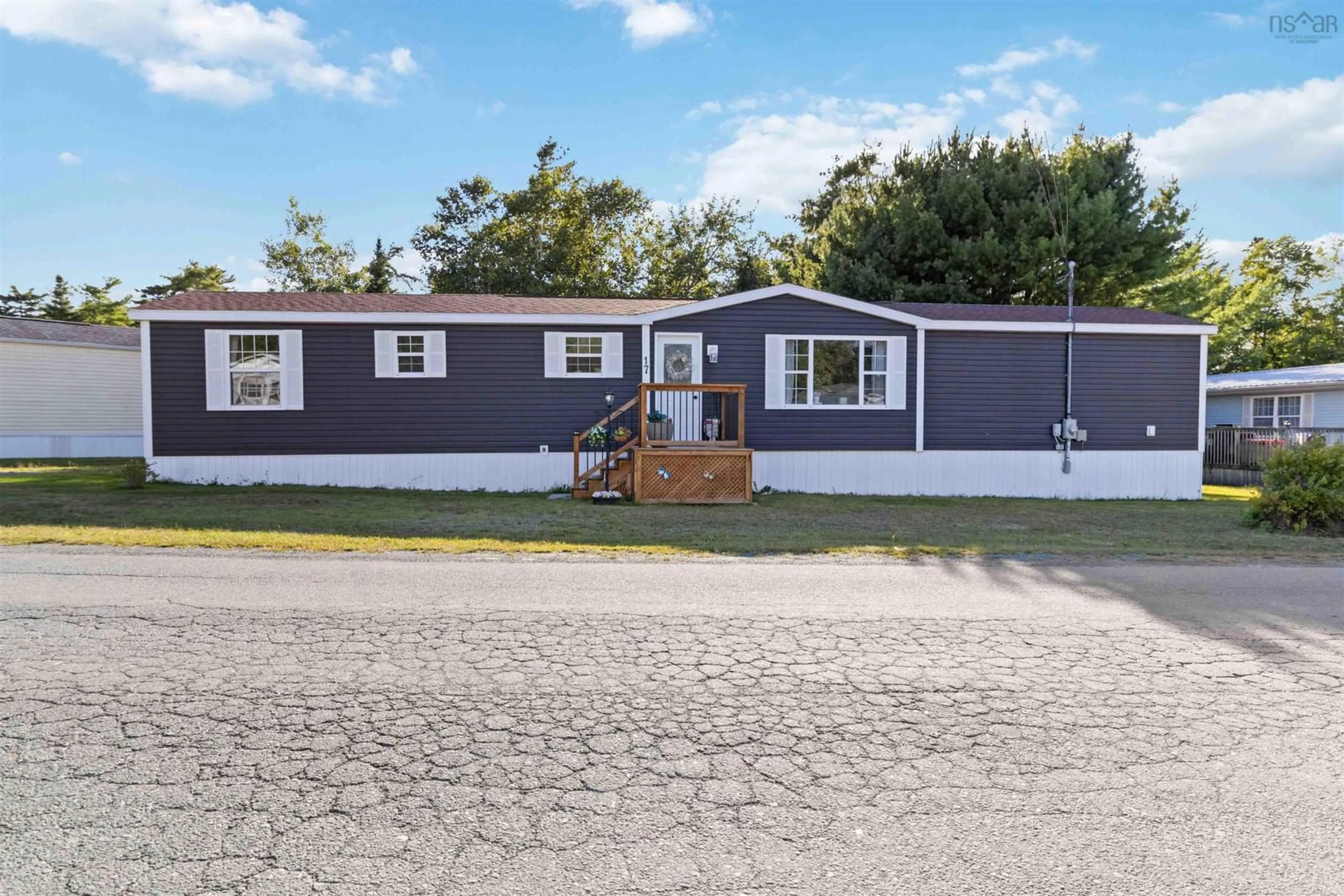 Home with vinyl exterior material, street for 17 Bumpy Lane, Lake Echo Nova Scotia B3E 1B8