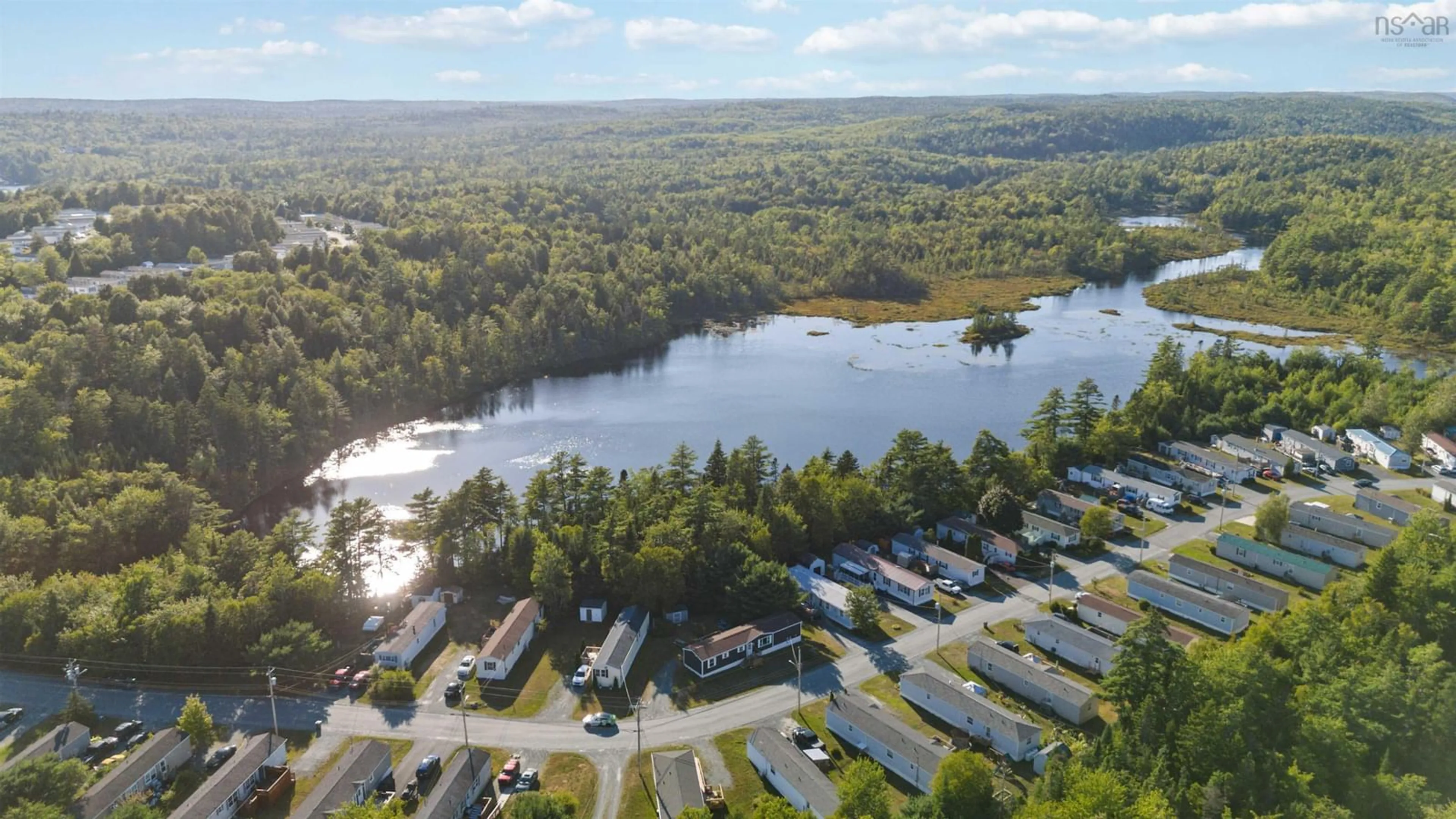 A pic from outside/outdoor area/front of a property/back of a property/a pic from drone, water/lake/river/ocean view for 17 Bumpy Lane, Lake Echo Nova Scotia B3E 1B8