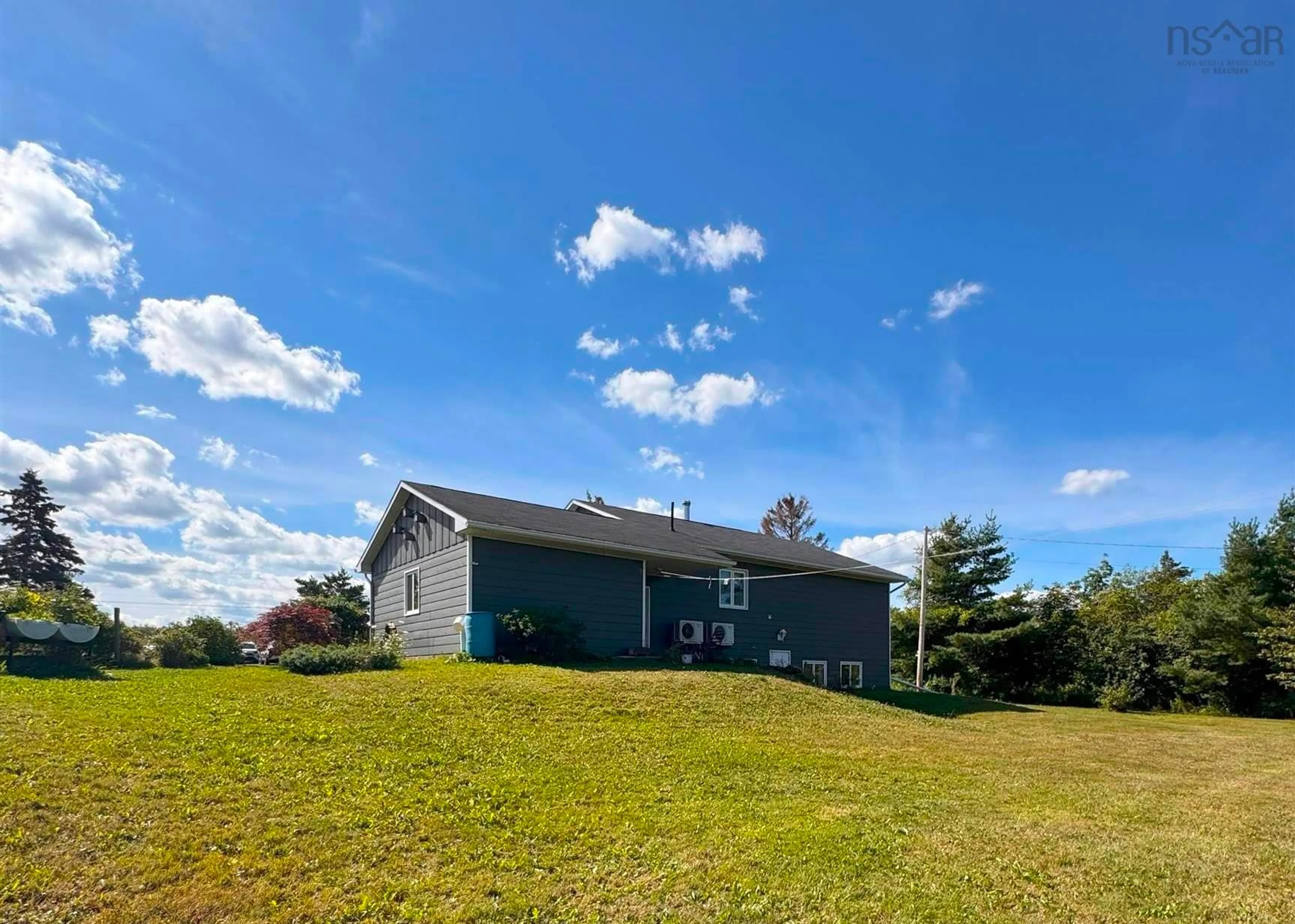 A pic from outside/outdoor area/front of a property/back of a property/a pic from drone, water/lake/river/ocean view for 615 New Rd, Melville Nova Scotia B0K 1N0