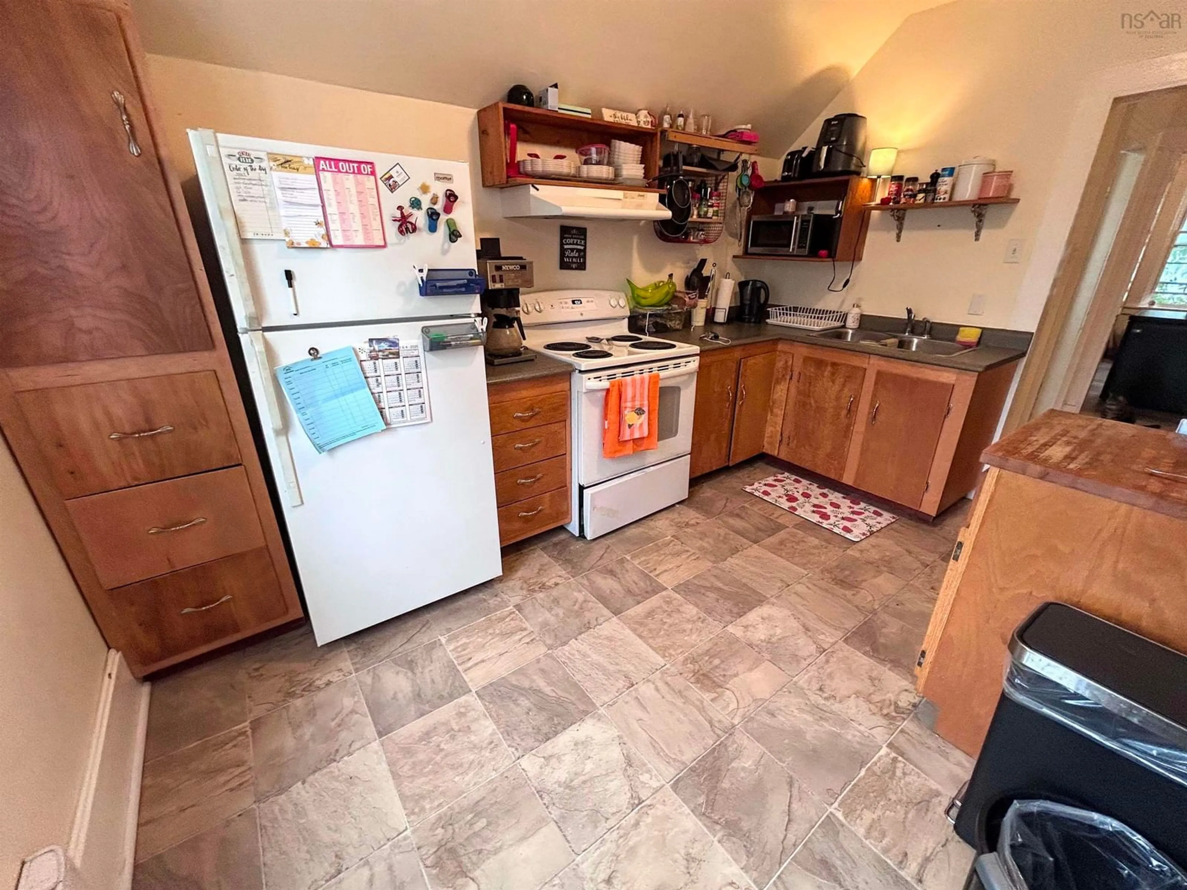 Standard kitchen, ceramic/tile floor for 13-15 Main Street, Hantsport Nova Scotia B0P 1P0