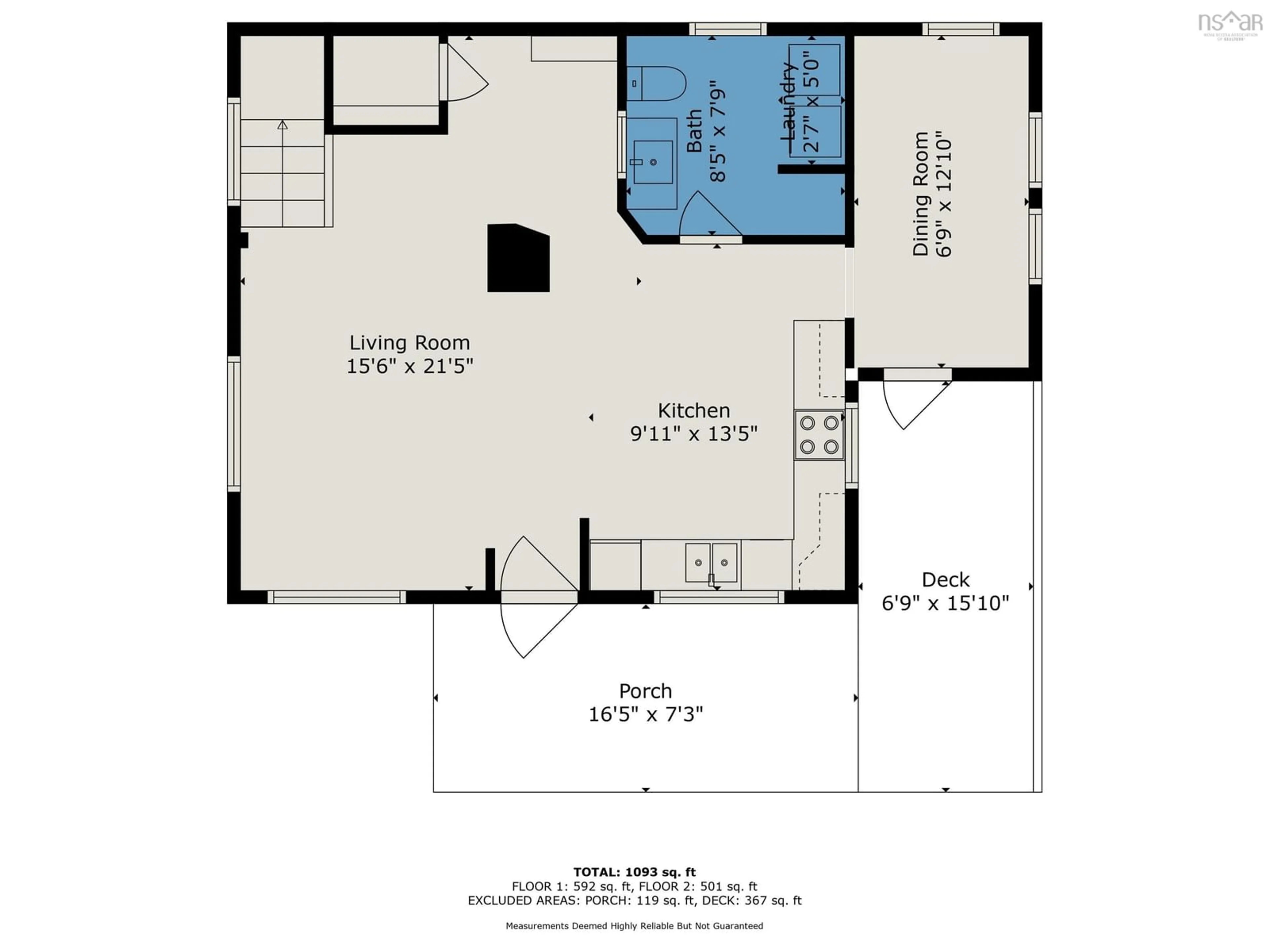 Floor plan for 125 The Point Rd, Blue Rocks Nova Scotia B0J 2C0