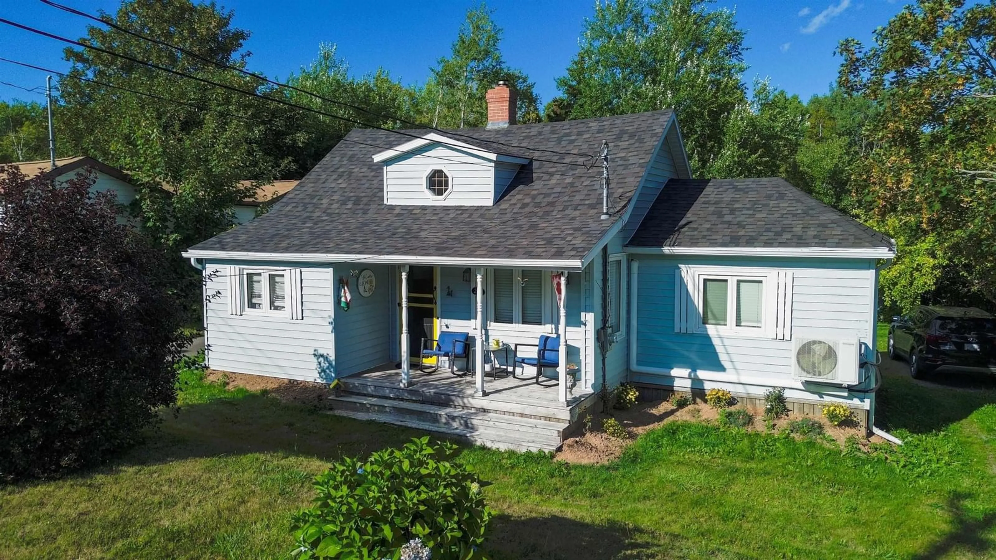A pic from outside/outdoor area/front of a property/back of a property/a pic from drone, unknown for 248 Main St, Florence Nova Scotia B1Y 1K7