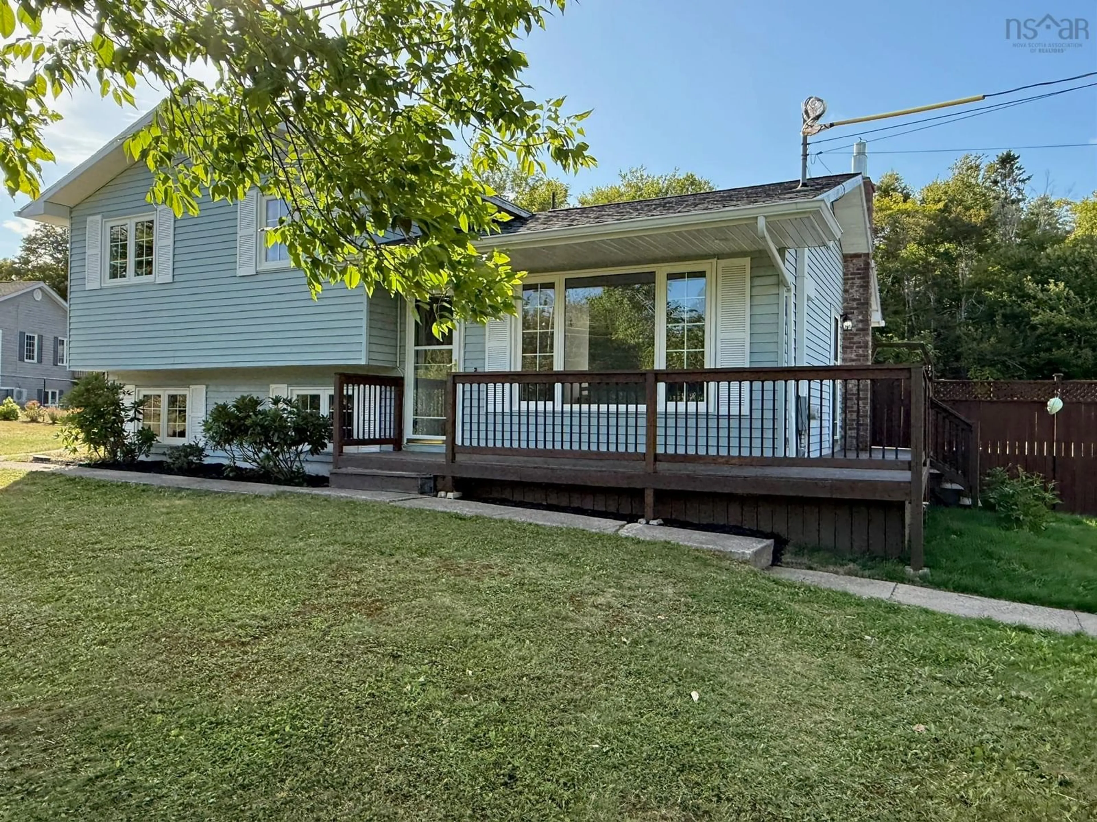 A pic from outside/outdoor area/front of a property/back of a property/a pic from drone, street for 22 Oakland Dr, Howie Centre Nova Scotia B1L 1H1