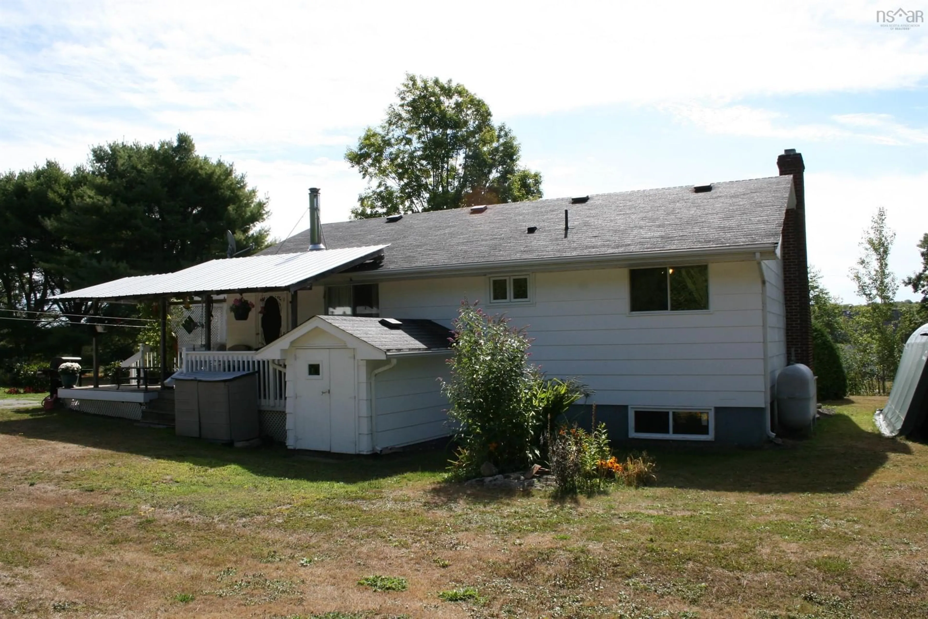 A pic from outside/outdoor area/front of a property/back of a property/a pic from drone, unknown for 883 Doucetteville Rd, Doucetteville Nova Scotia B0W 1H0