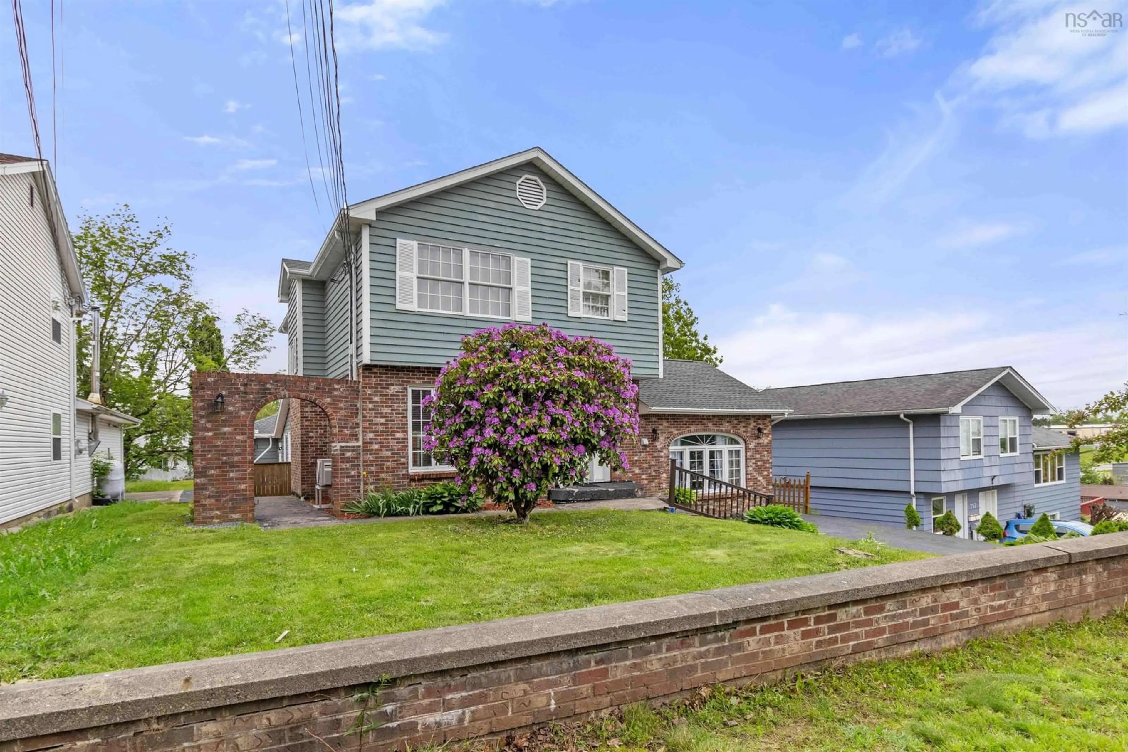 Home with brick exterior material, street for 801 Old Sackville Rd, Lower Sackville Nova Scotia B4E 1R2