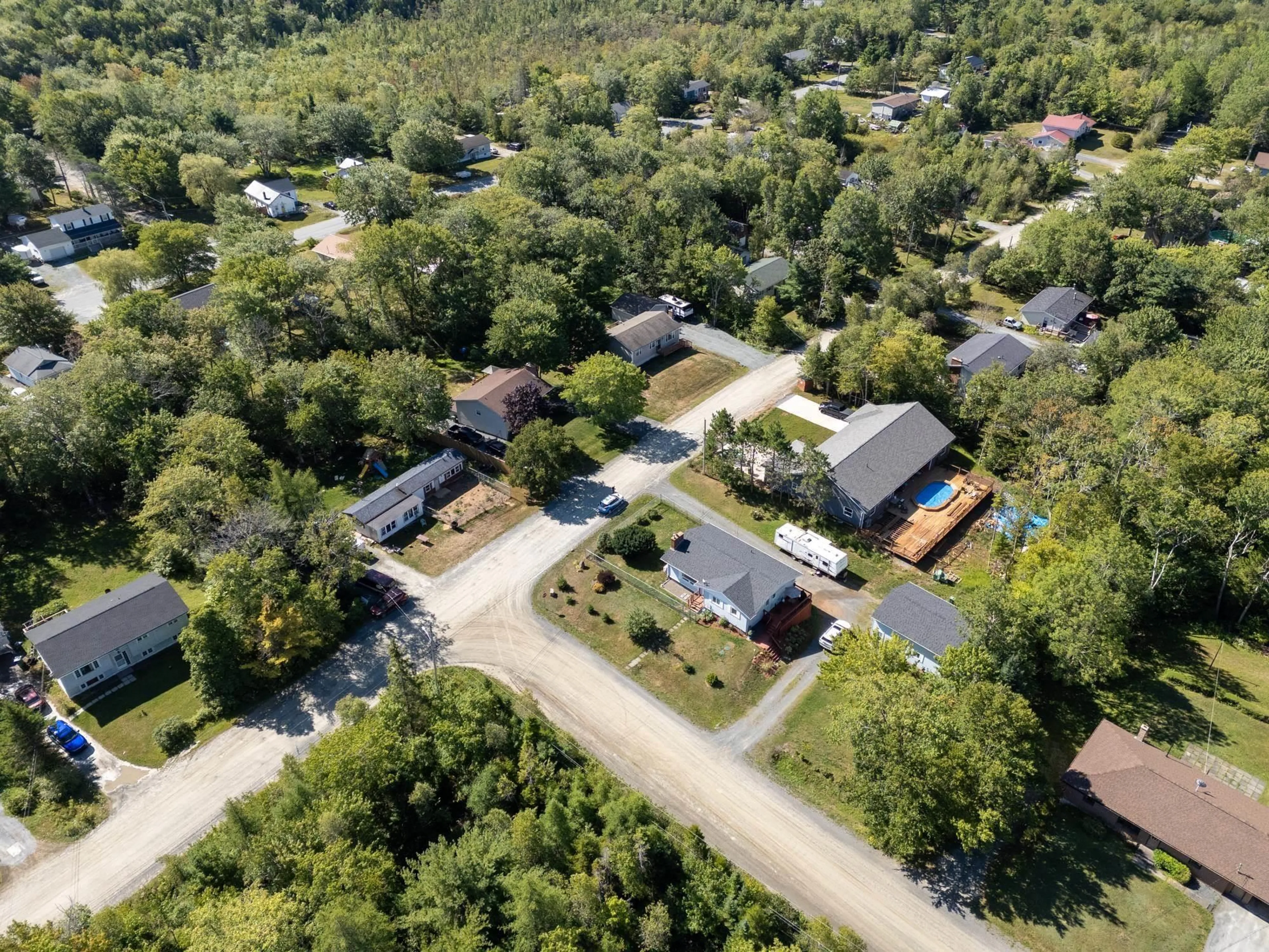 A pic from outside/outdoor area/front of a property/back of a property/a pic from drone, street for 19 Lake Dr, Mount Uniacke Nova Scotia B0N 1Z0