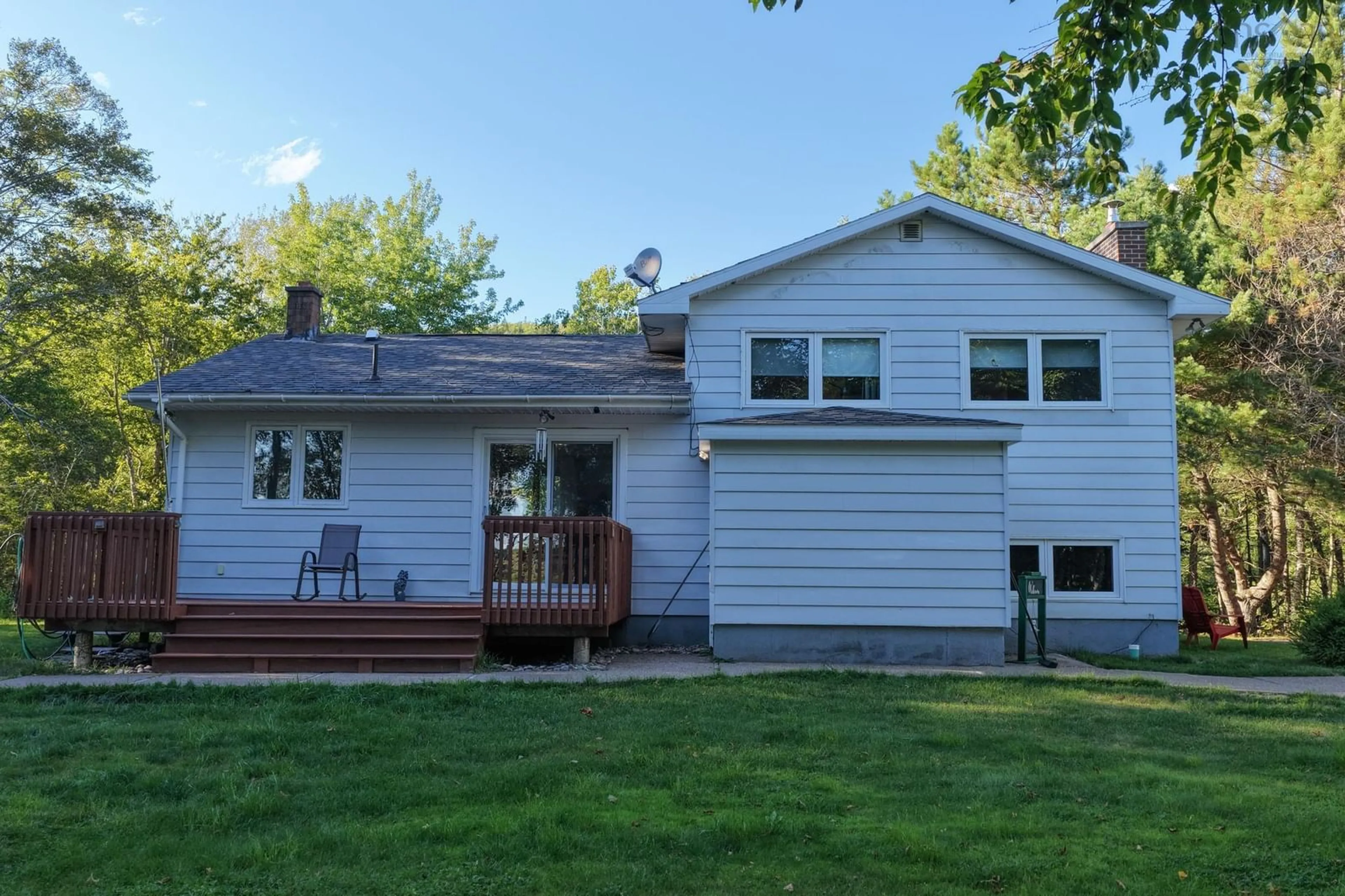 Home with vinyl exterior material, street for 1505 Coxheath Rd, Coxheath Nova Scotia B1L 1B3