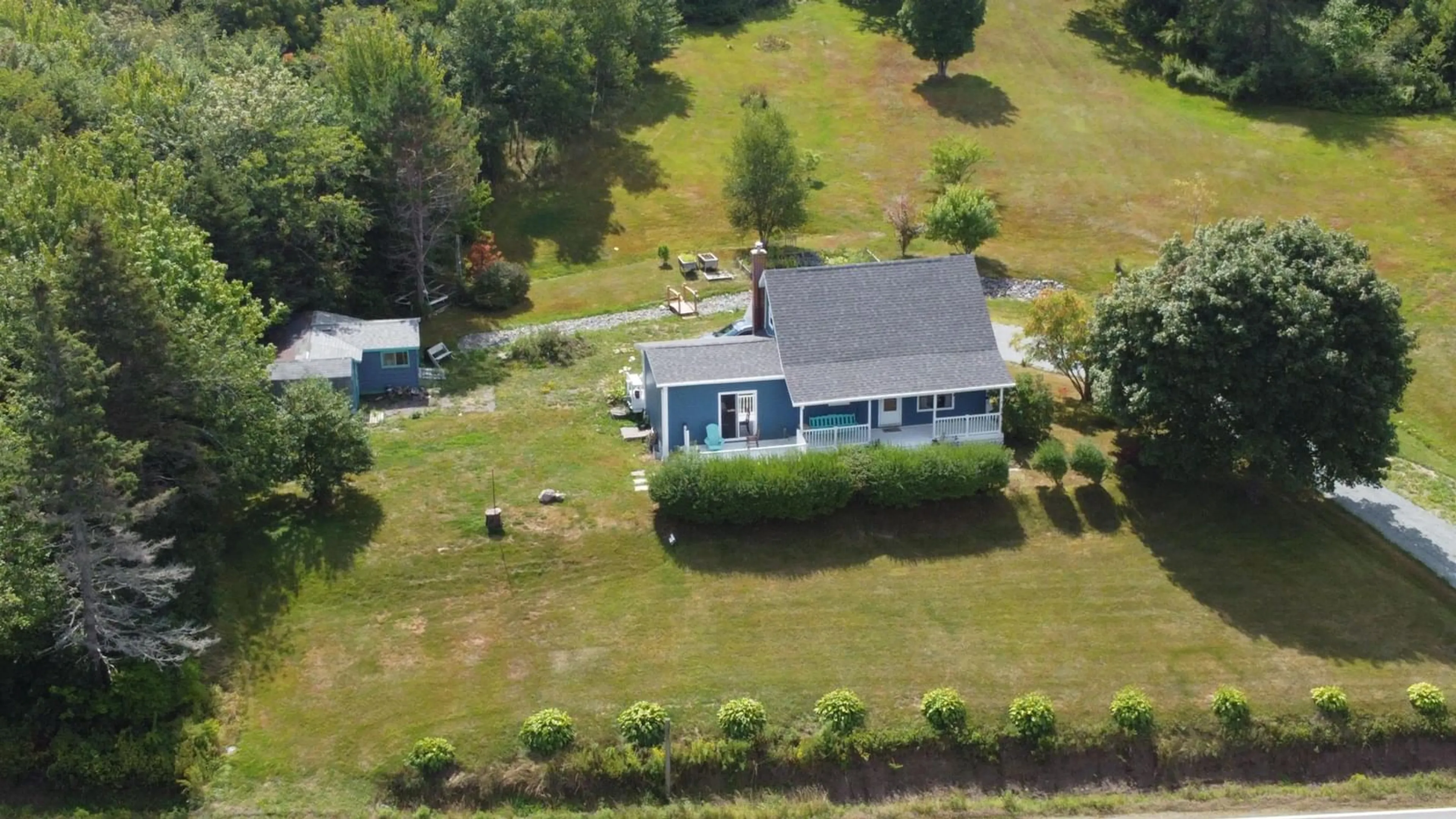 A pic from outside/outdoor area/front of a property/back of a property/a pic from drone, water/lake/river/ocean view for 9361 16 Hwy, Cooks Cove Nova Scotia B0H 1N0