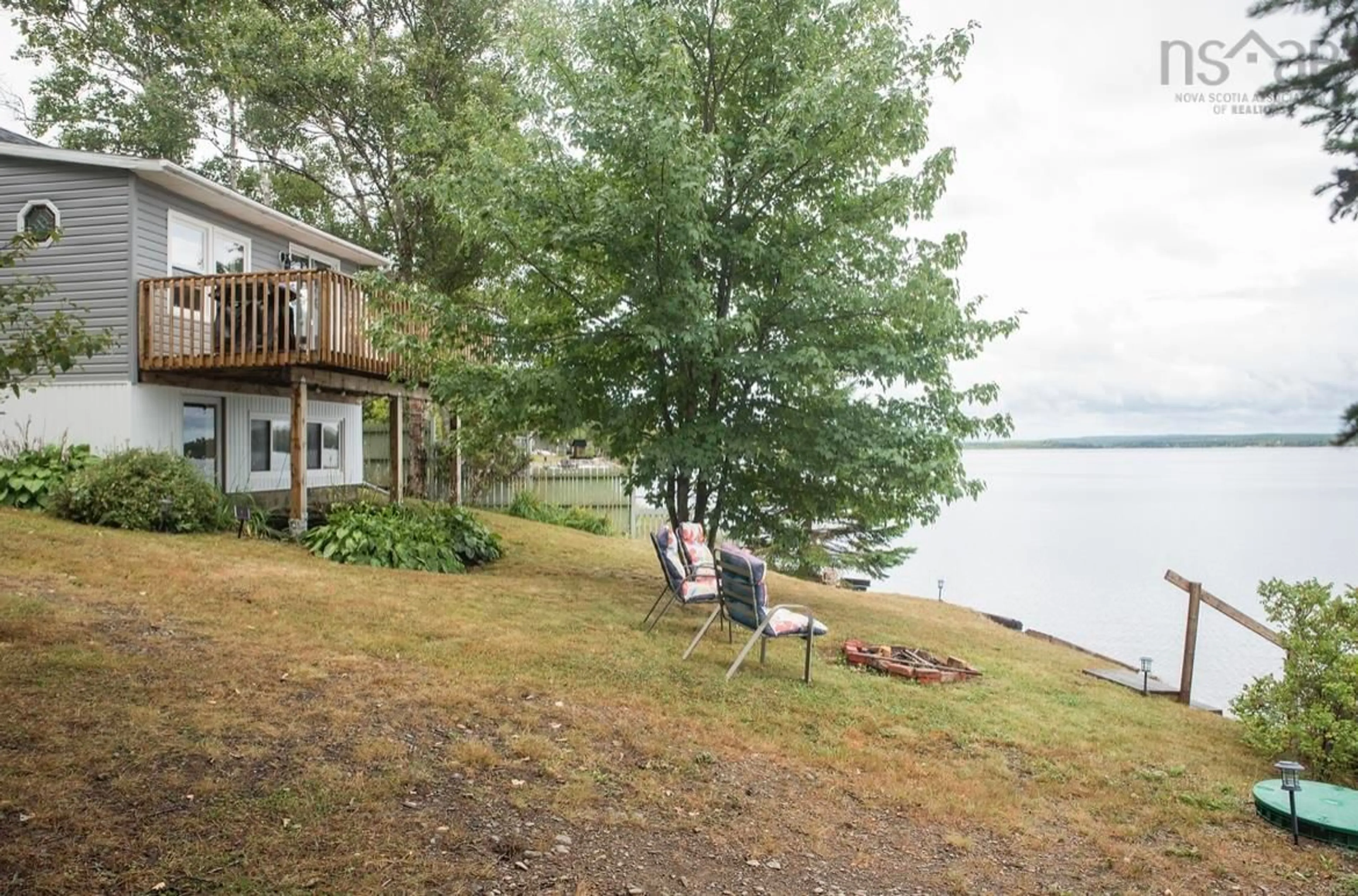 Patio, water/lake/river/ocean view for 2051 Trout Brook Rd., Albert Bridge Nova Scotia B1K 2L8