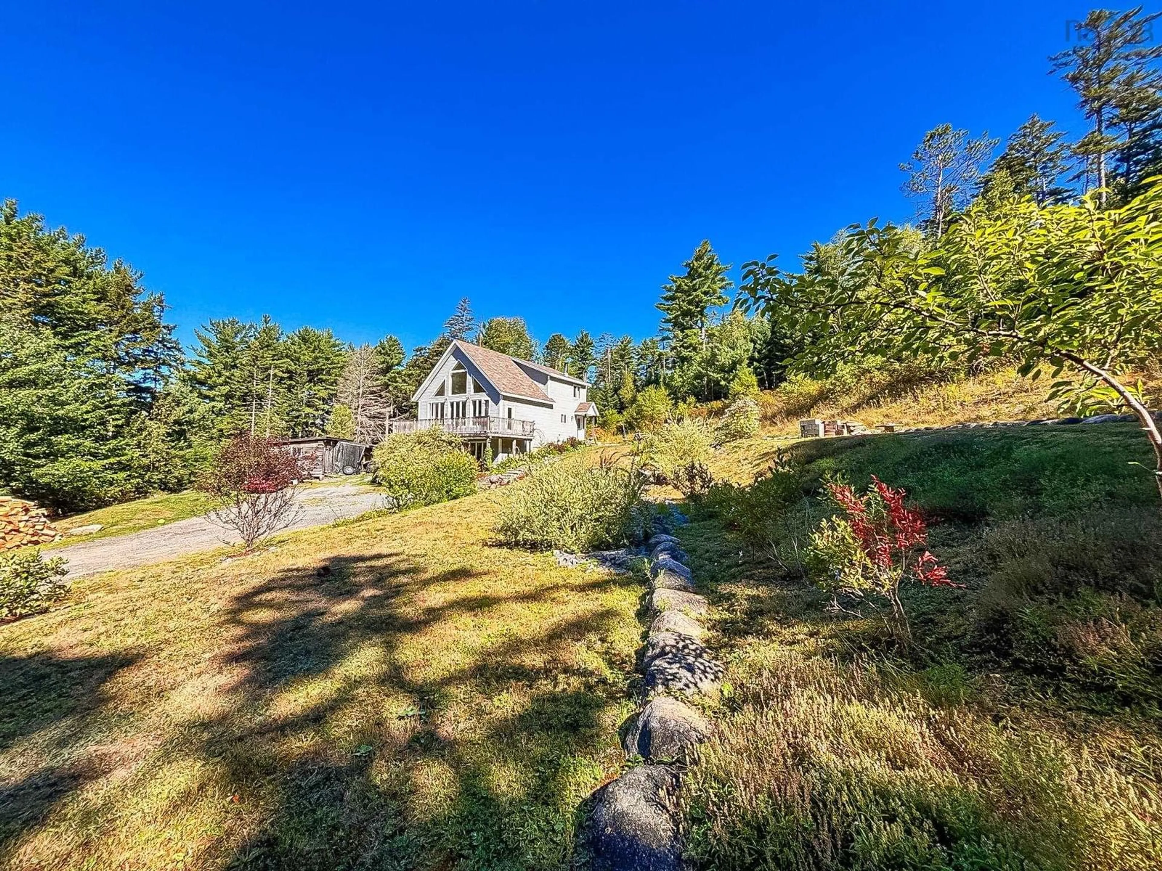 A pic from outside/outdoor area/front of a property/back of a property/a pic from drone, mountain view for 1050 Northfield Rd, Maitland Nova Scotia B0J 1E0