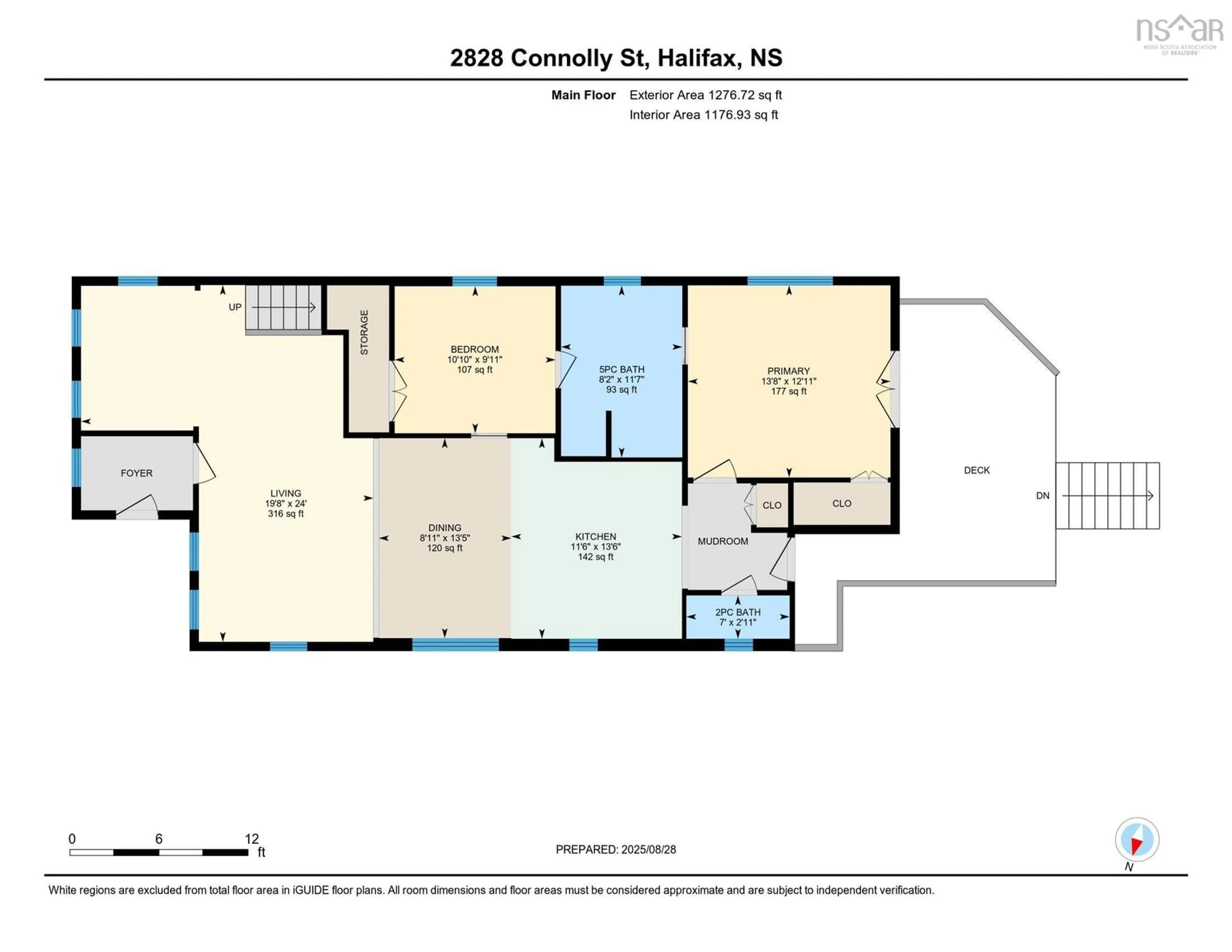 Floor plan for 2828 Connolly St, Halifax Nova Scotia B3L 3N4