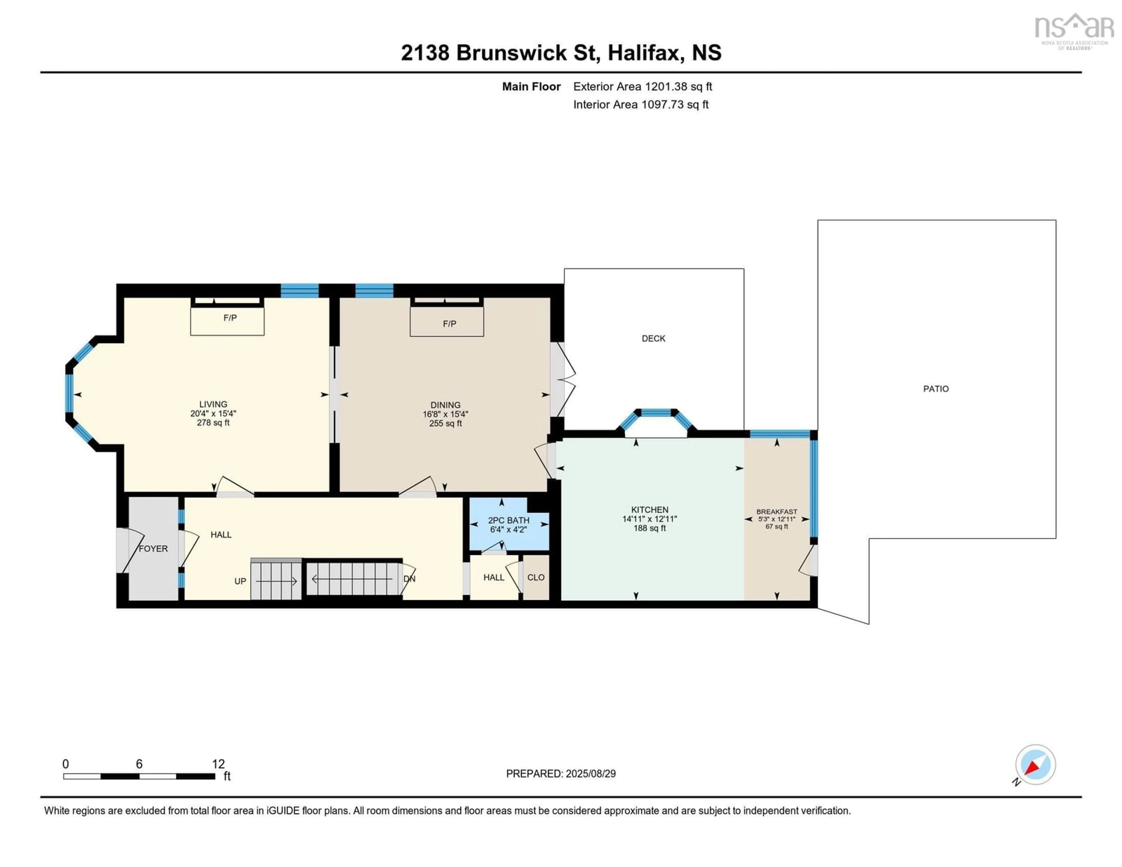 Floor plan for 2138 Brunswick St, Halifax Nova Scotia B3K 2Y8