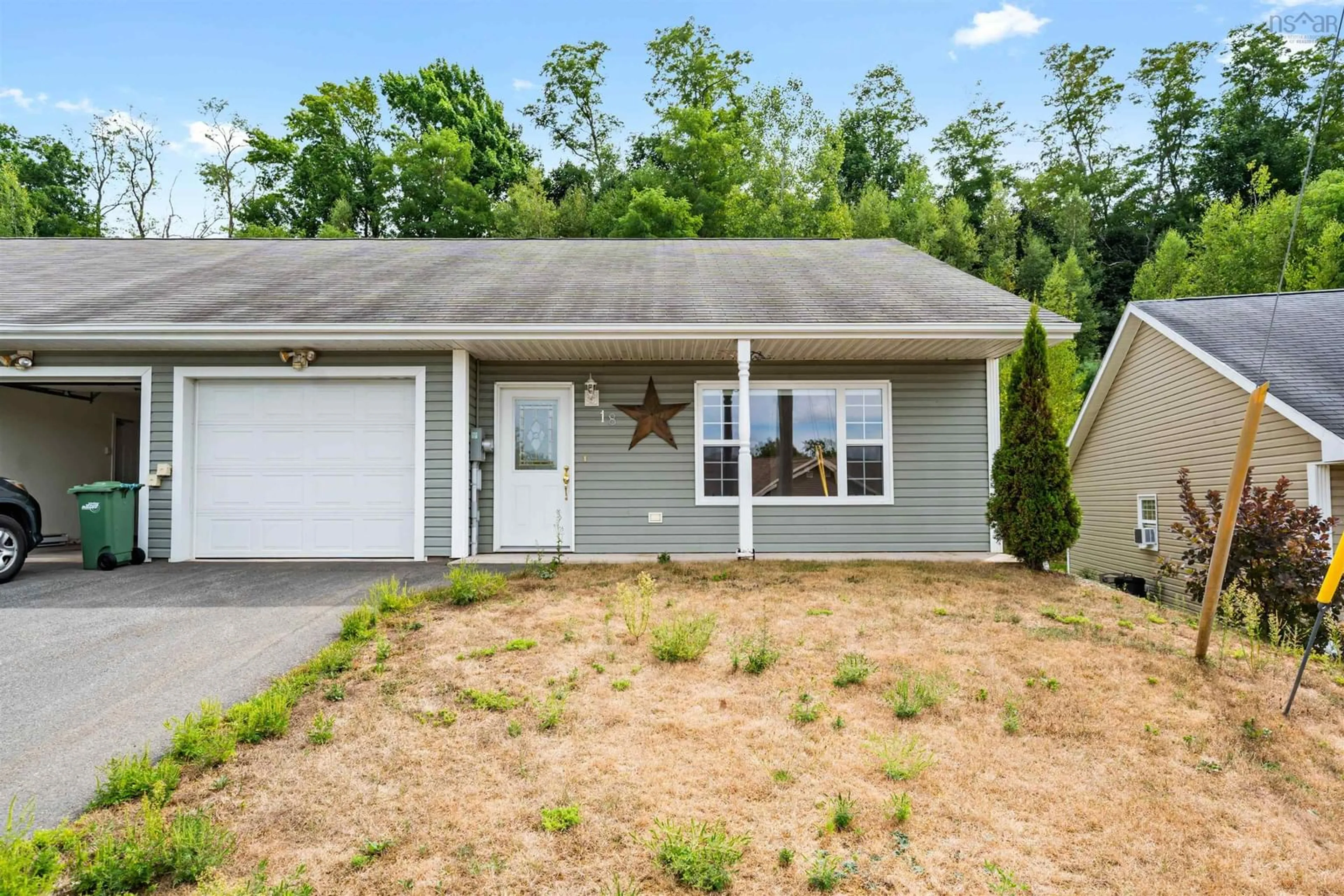 Home with vinyl exterior material, street for 18 Kimbrough Crt, Greenwich Nova Scotia B4P 0A7