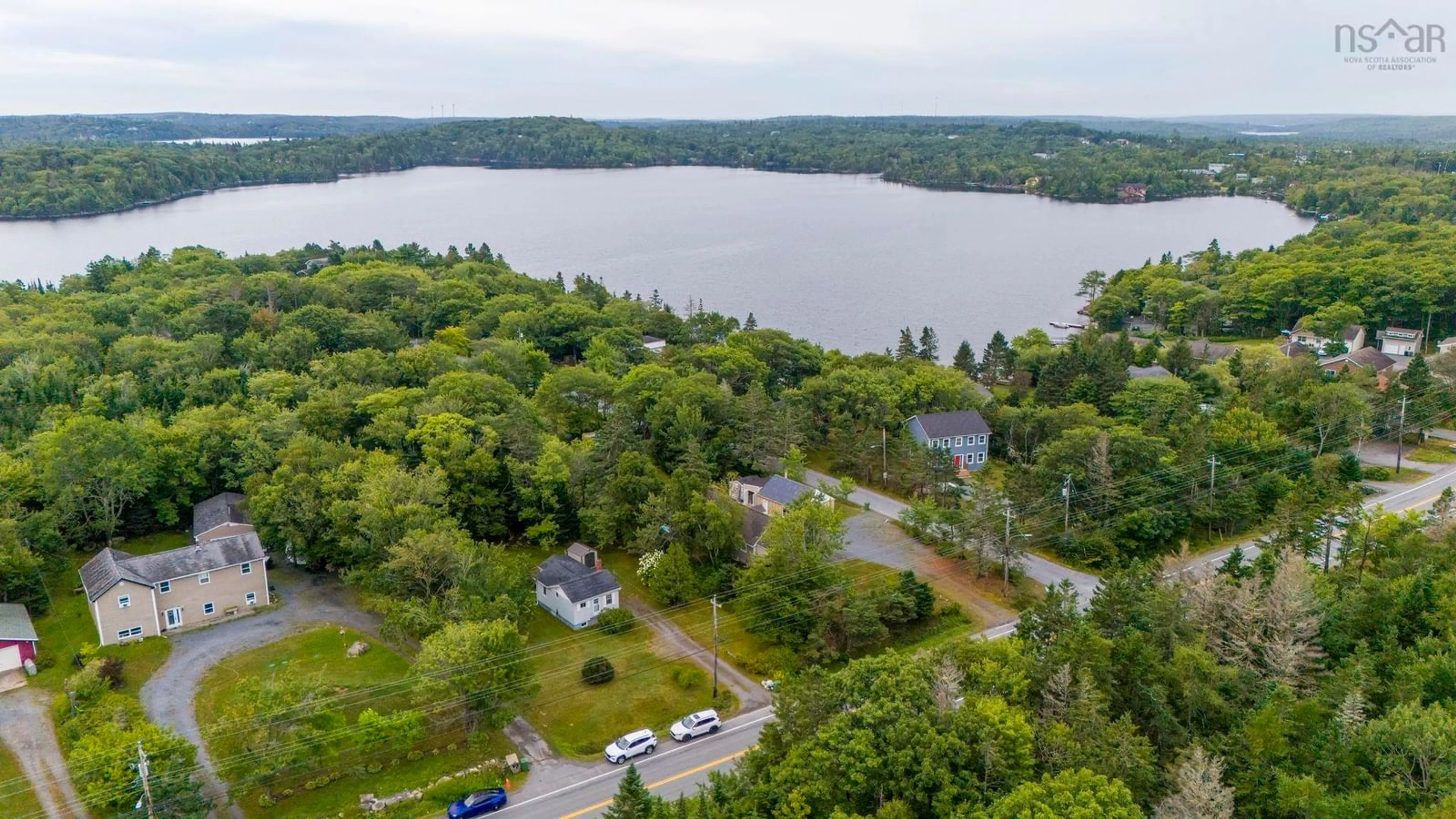 A pic from outside/outdoor area/front of a property/back of a property/a pic from drone, water/lake/river/ocean view for 1996 Prospect Rd, Hatchet Lake Nova Scotia B3T 1R9