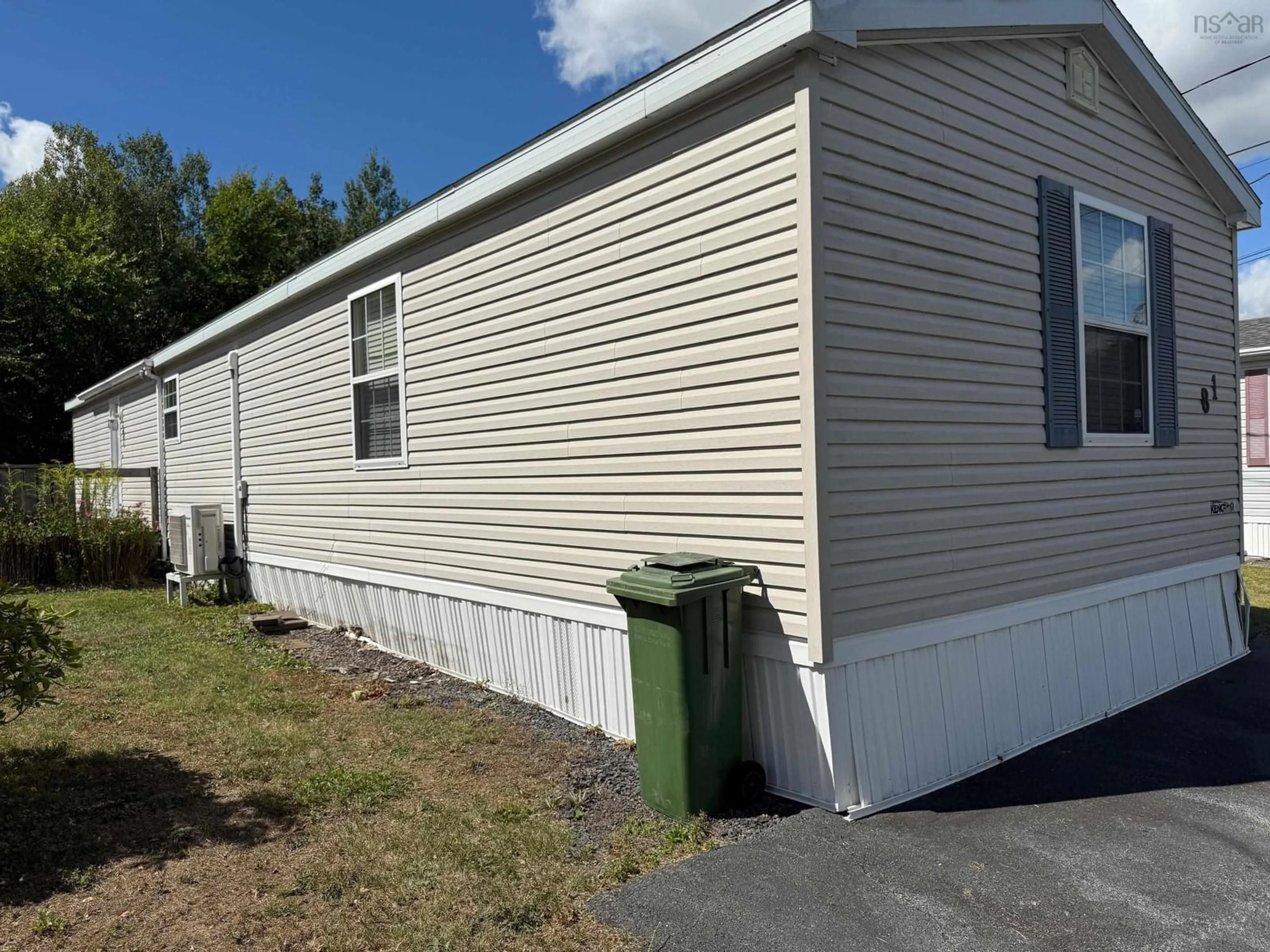 Home with vinyl exterior material, street for 81 Thomson Dr, Bridgewater Nova Scotia B4V 4E1