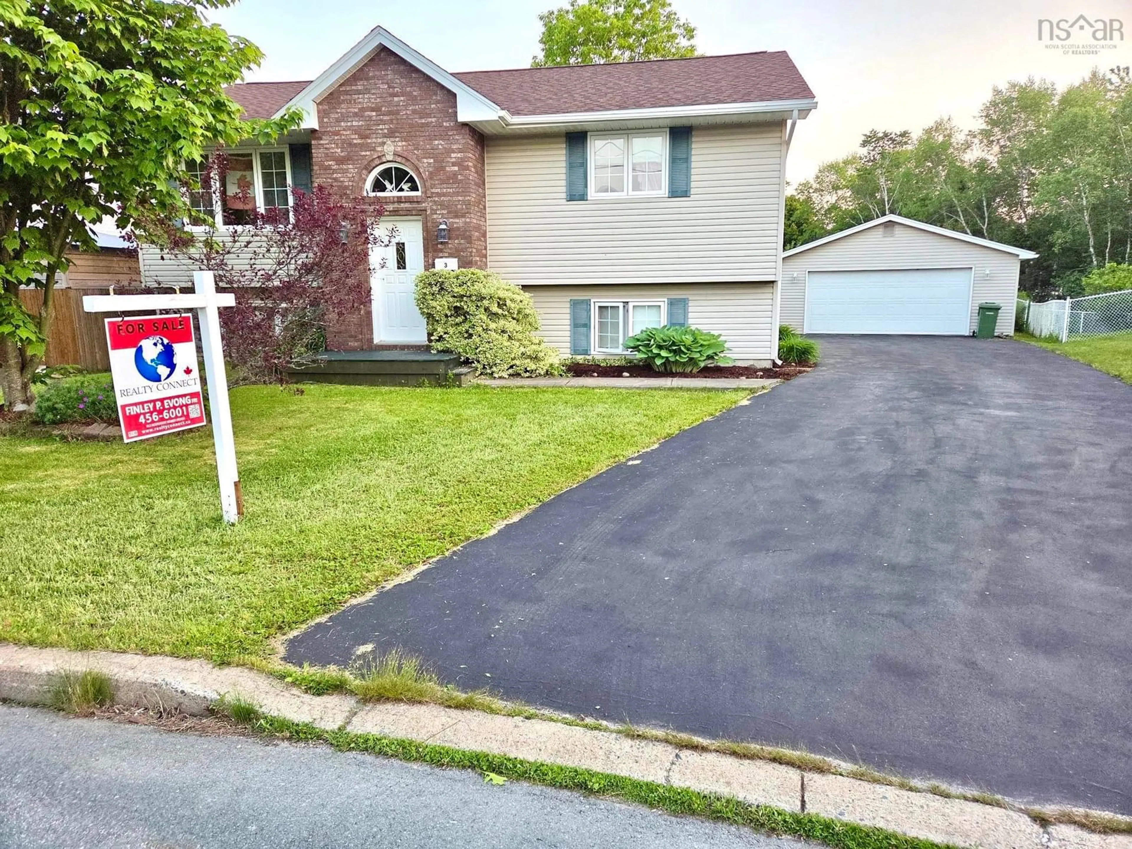 Home with vinyl exterior material, street for 3 Fury Dr, Dartmouth Nova Scotia B3A 4Y1