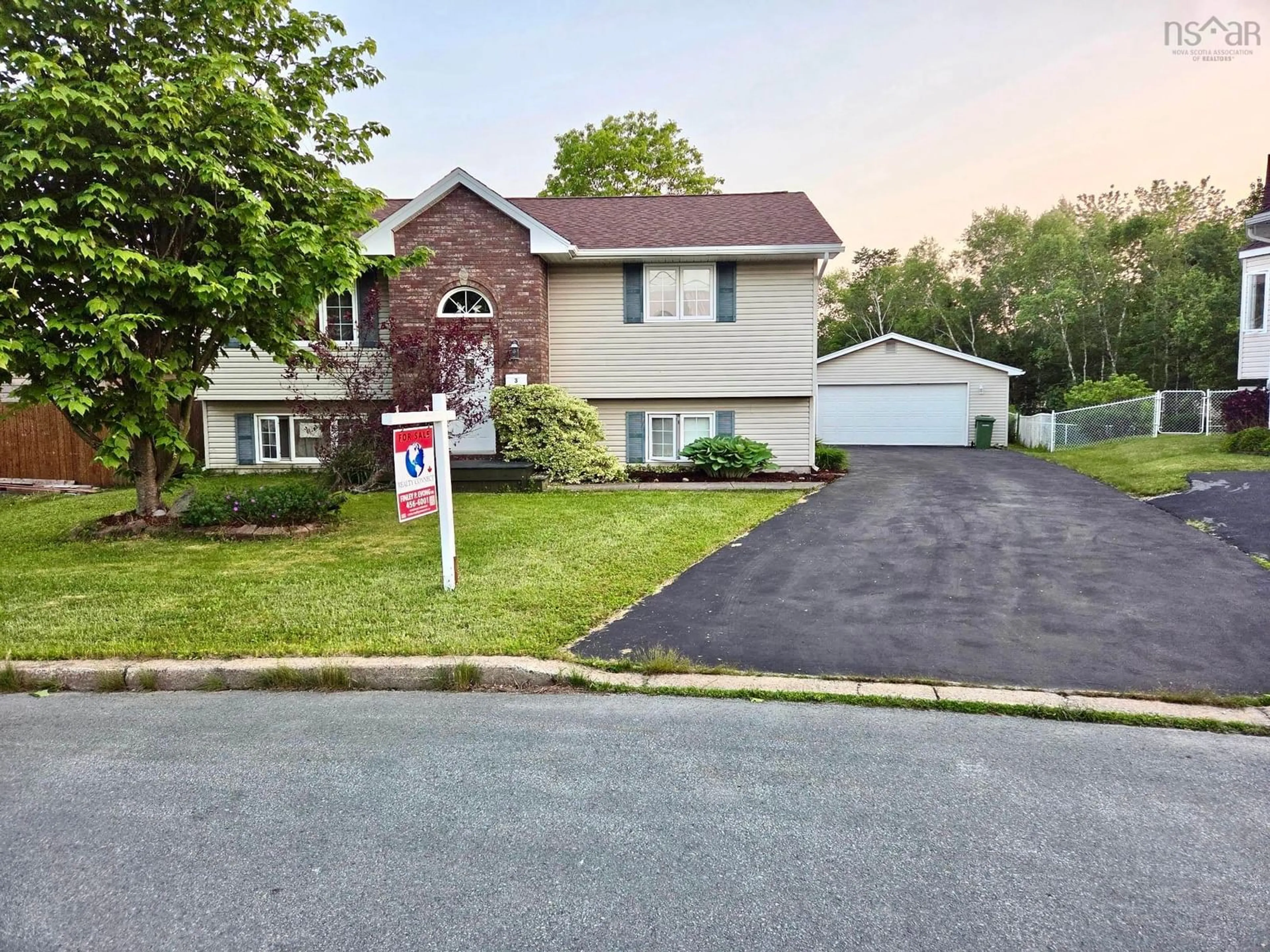 Home with vinyl exterior material, street for 3 Fury Dr, Dartmouth Nova Scotia B3A 4Y1