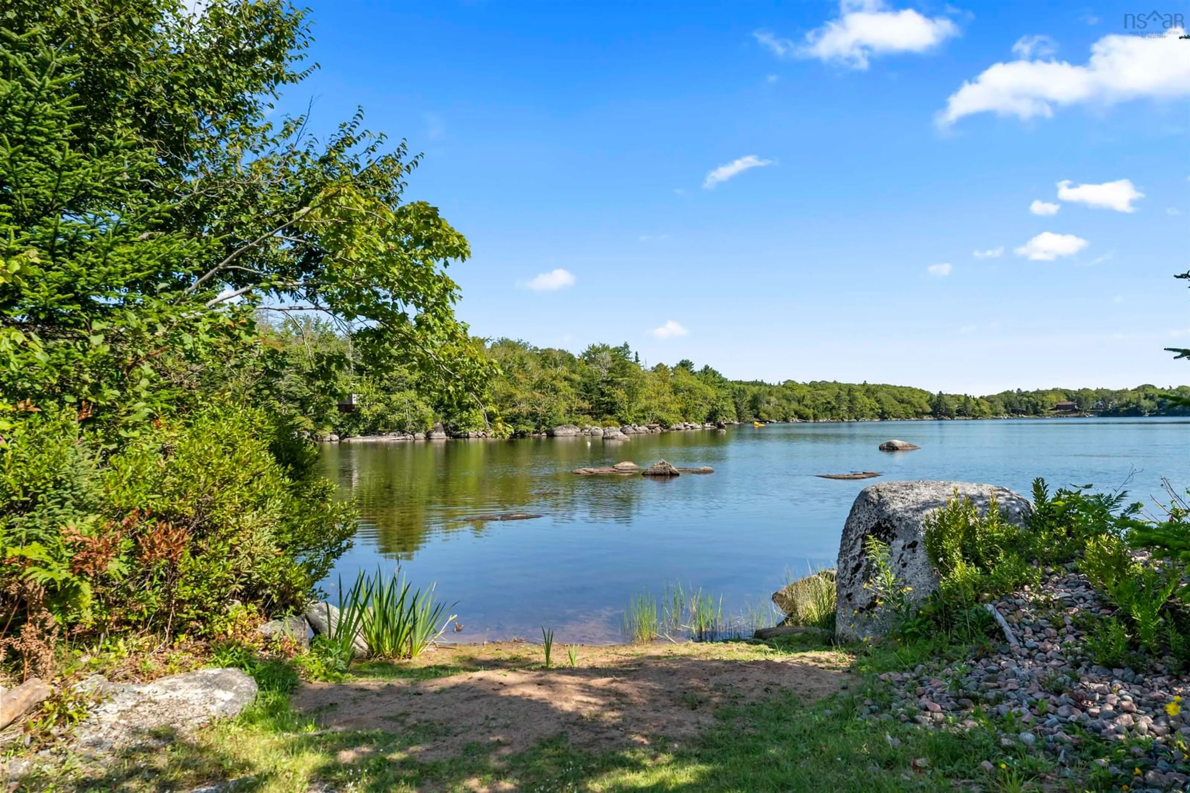 Patio, water/lake/river/ocean view for 22 Mersey Crt, Hatchet Lake Nova Scotia B3T 1R7