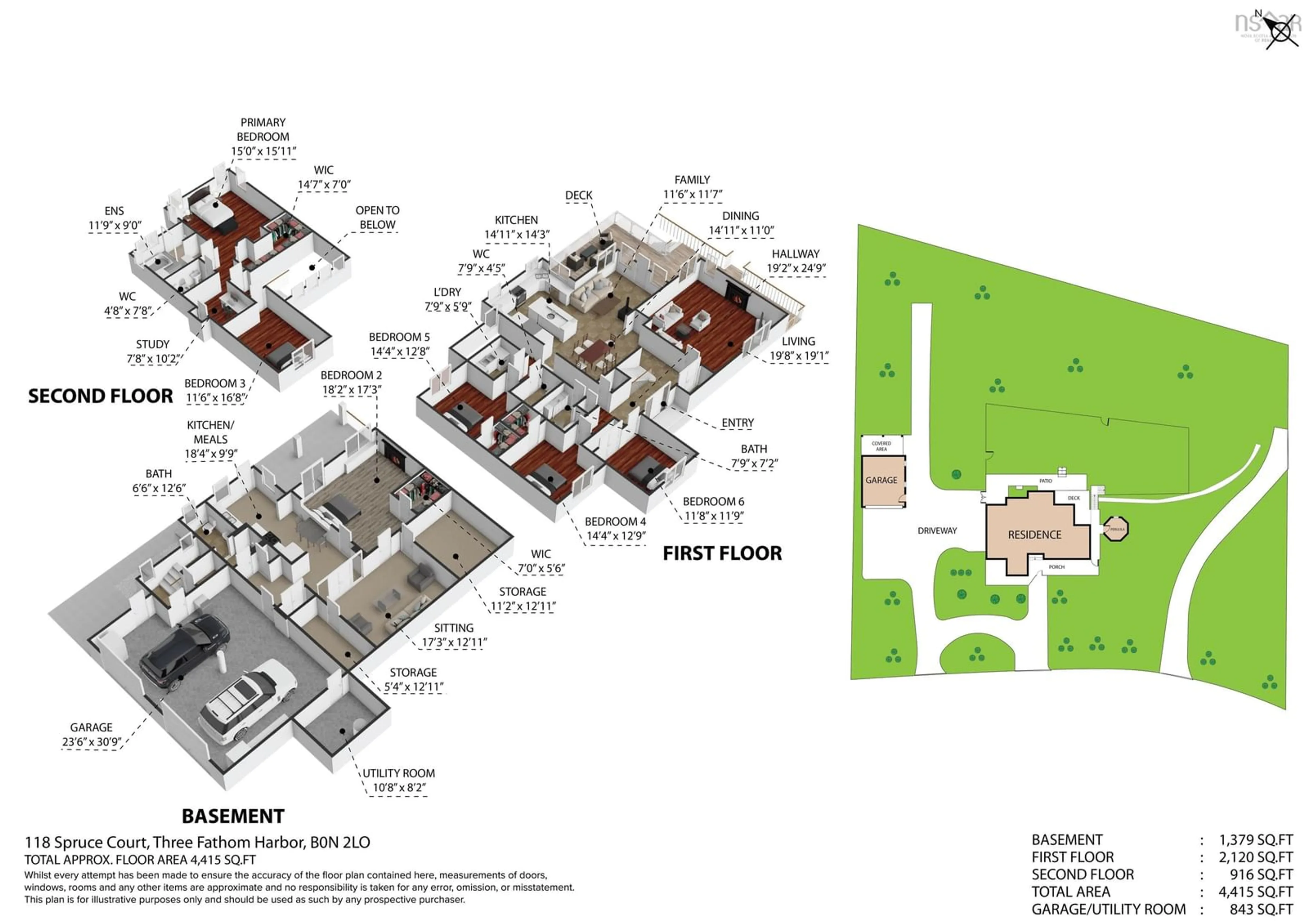 Floor plan for 118 Spruce Crt, Three Fathom Harbour Nova Scotia B0J 2L0