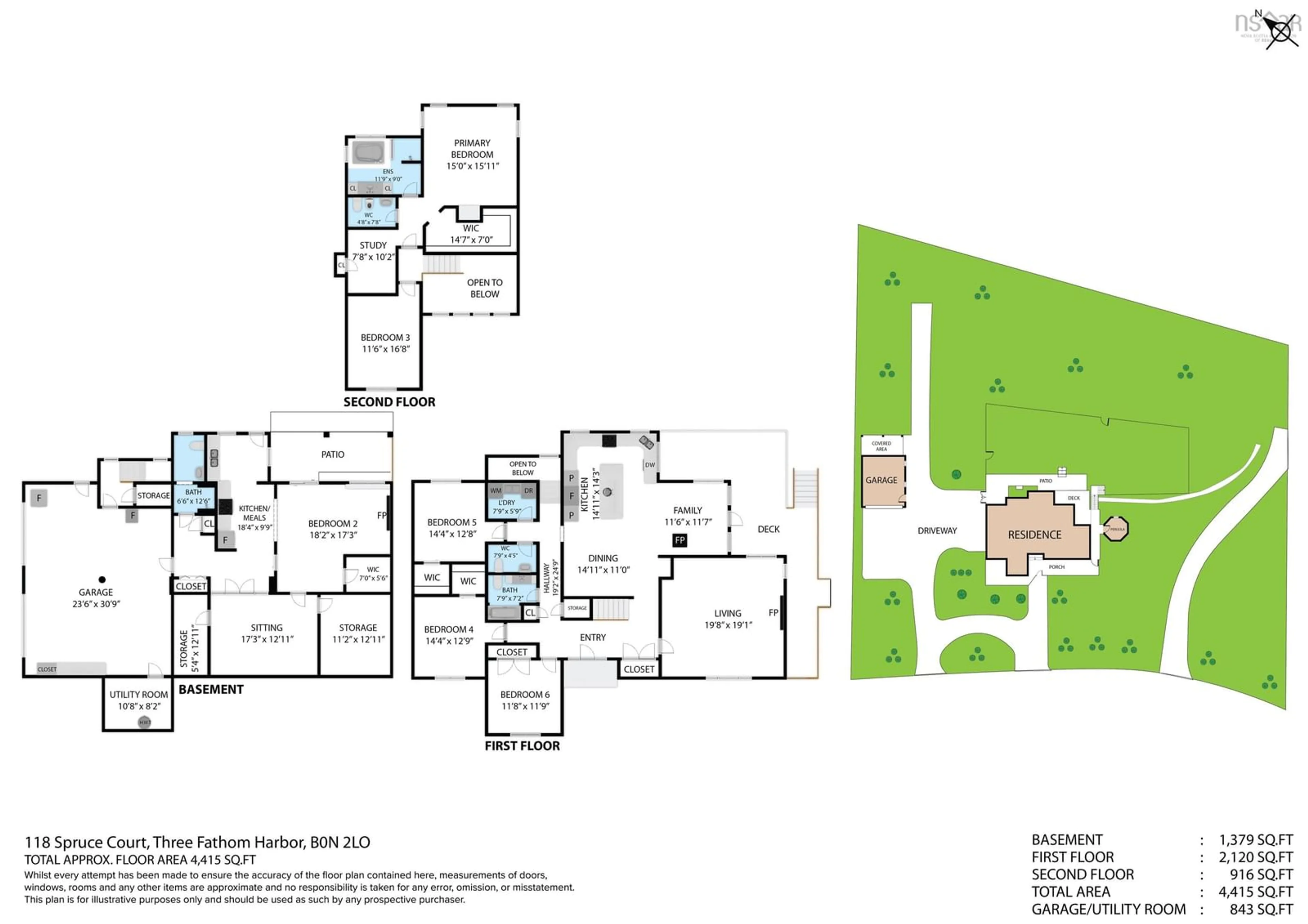 Floor plan for 118 Spruce Crt, Three Fathom Harbour Nova Scotia B0J 2L0