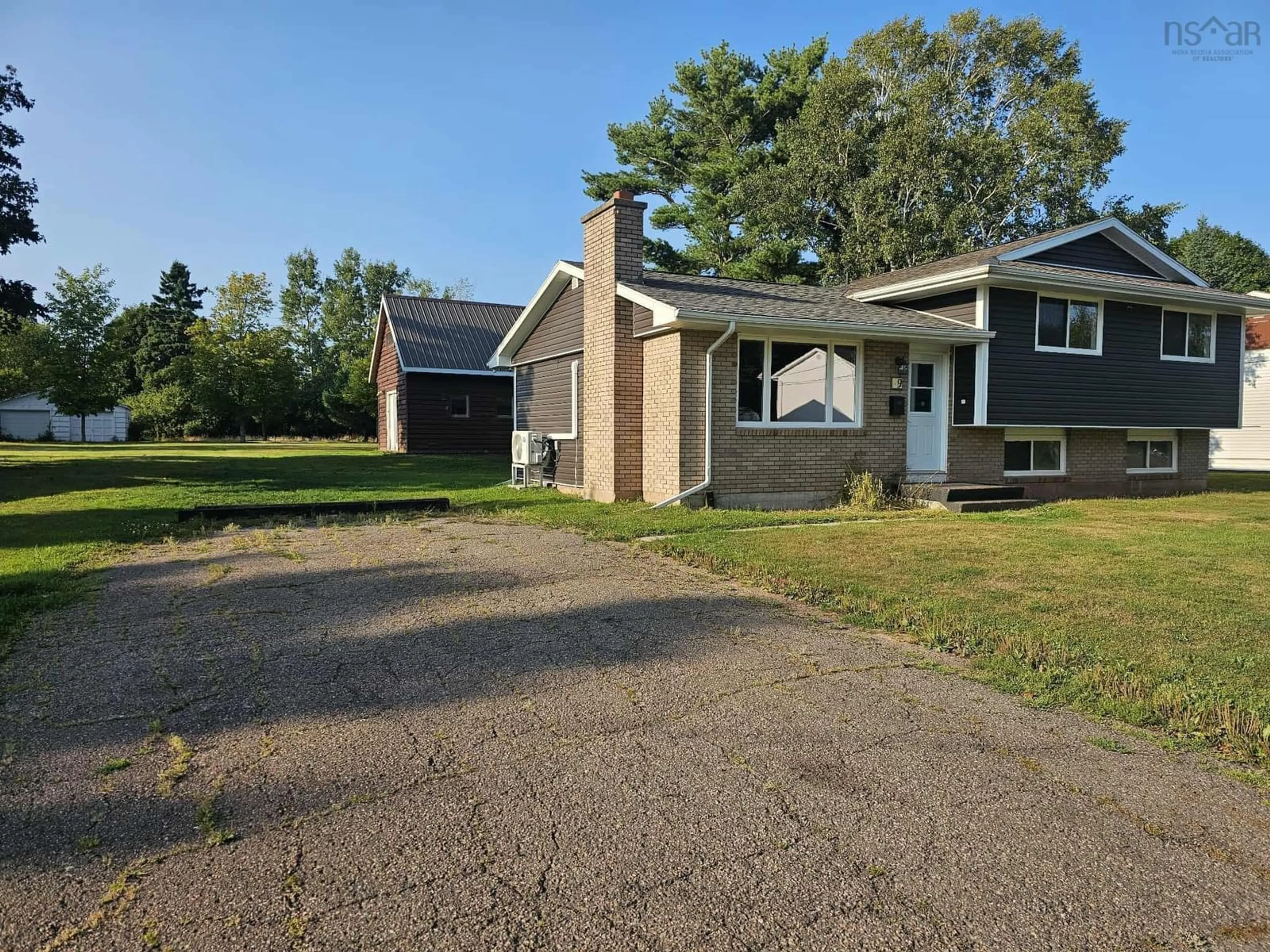 A pic from outside/outdoor area/front of a property/back of a property/a pic from drone, street for 9 Windale Dr, Bible Hill Nova Scotia B2N 2X4