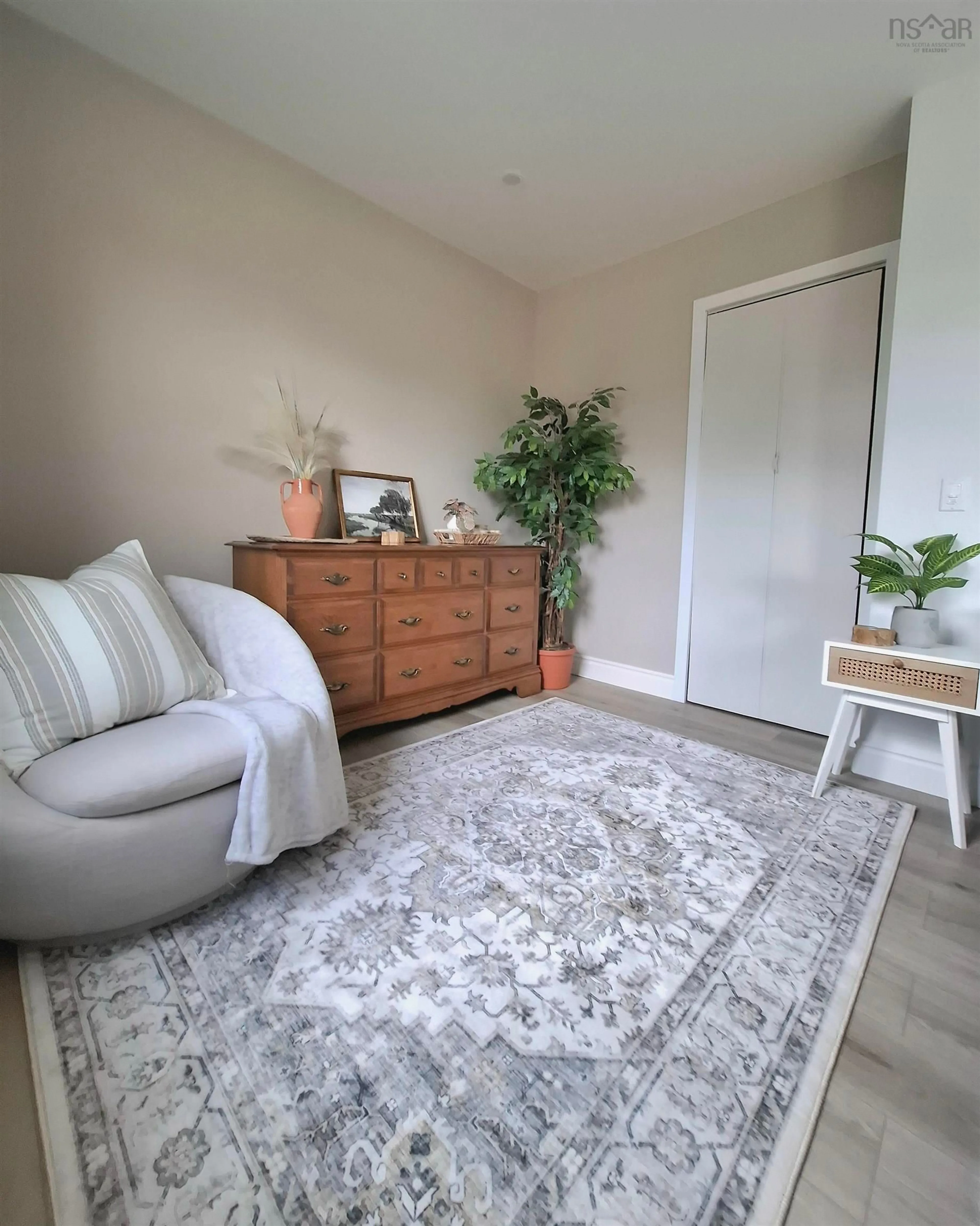 Living room with furniture, carpet floor for 11 Bison, Whitney Pier Nova Scotia B1N 1P5