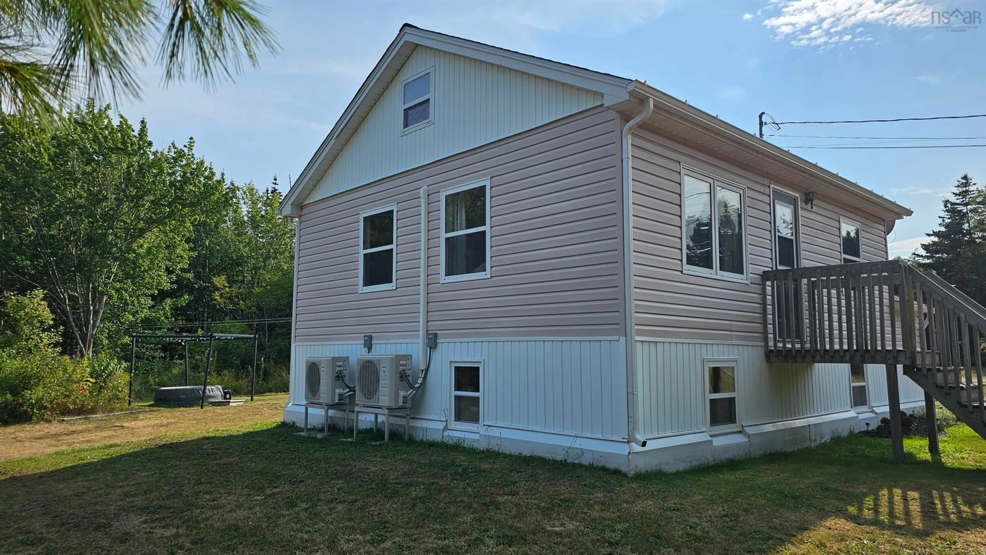 Home with vinyl exterior material, building for 26 Cape Wharf Rd, Upper Wedgeport Nova Scotia B0W 1B0
