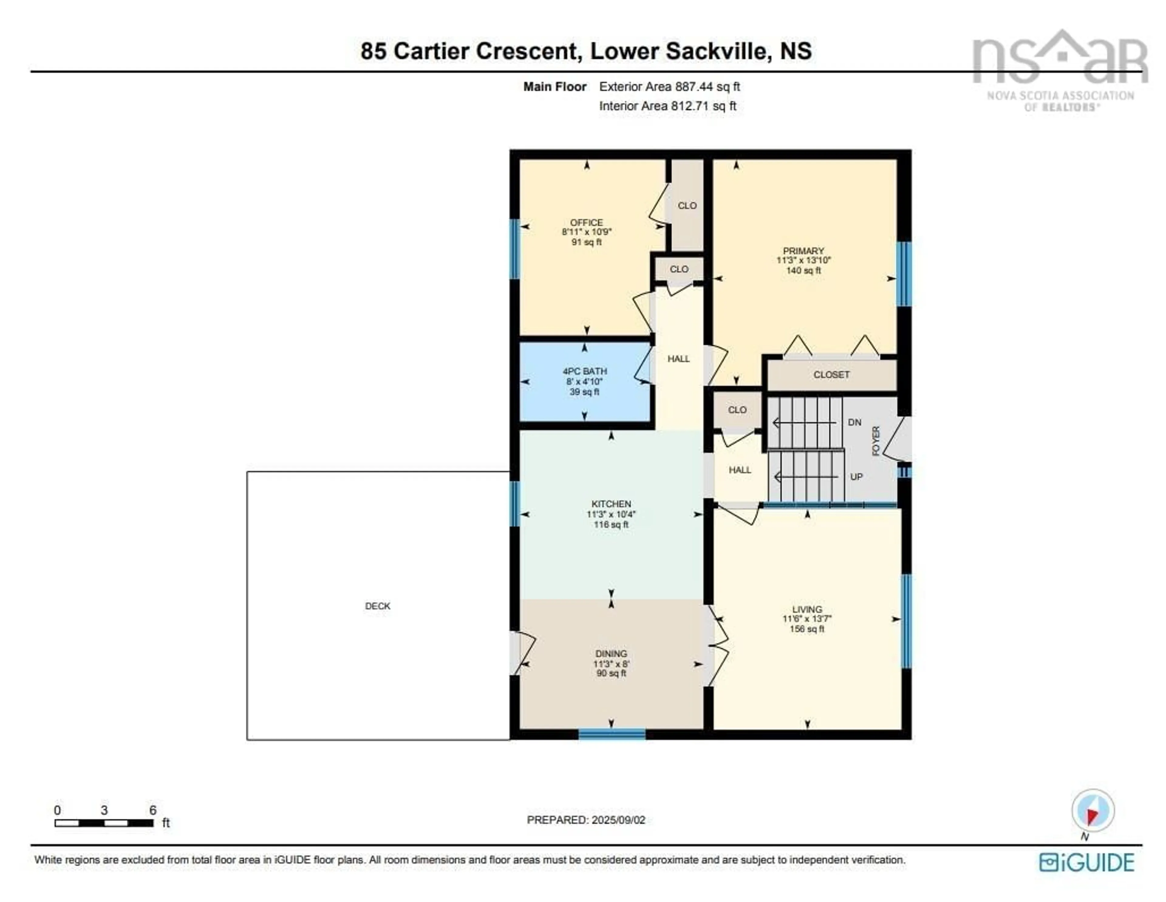 Floor plan for 85 Cartier Cres, Lower Sackville Nova Scotia B4C 3K8