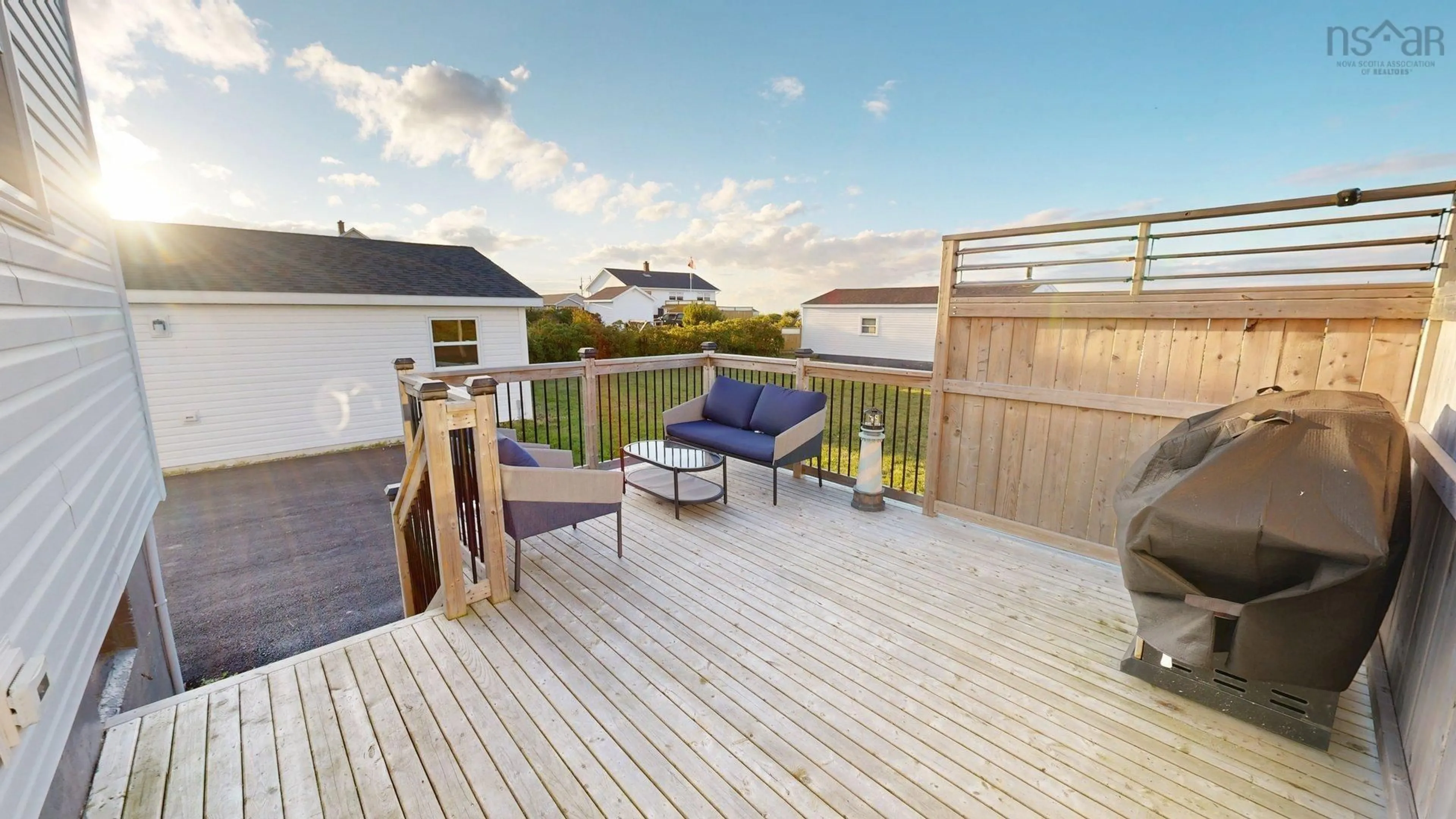 Patio, water/lake/river/ocean view for 4 Cooling Street, Glace Bay Nova Scotia B1A 5R7