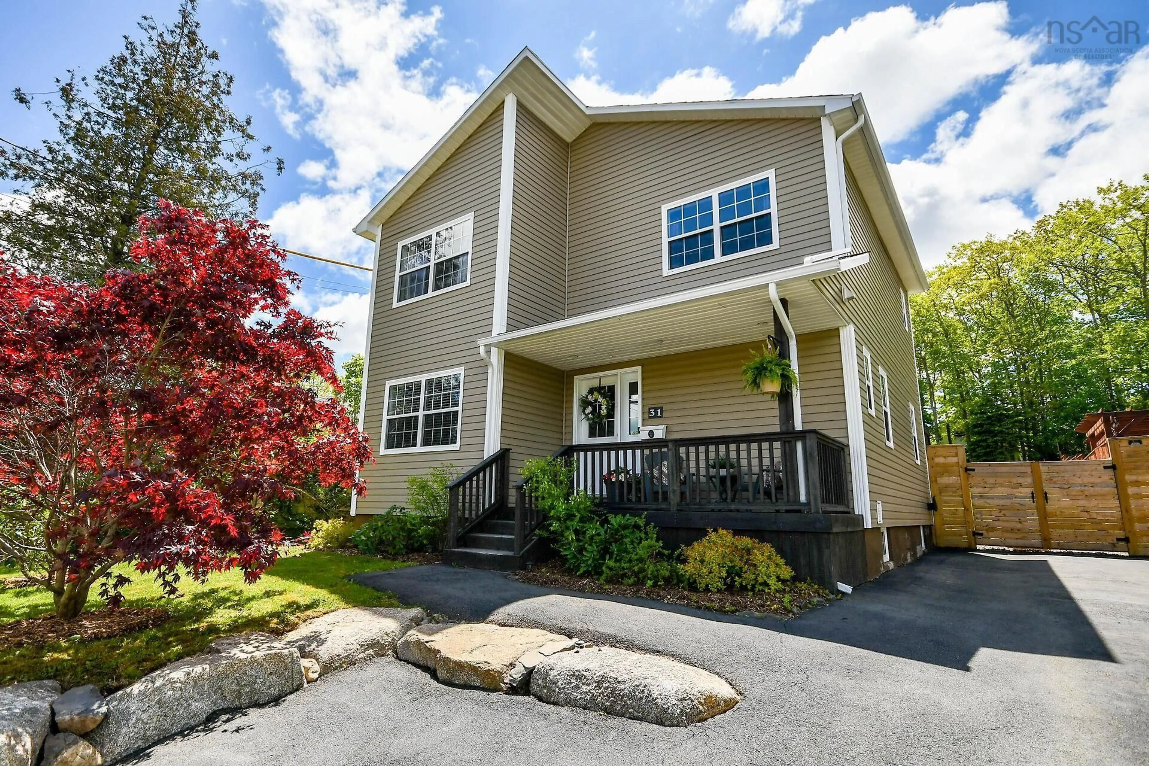 Home with vinyl exterior material, street for 31 St. Michaels Ave, Spryfield Nova Scotia B3P 1M6