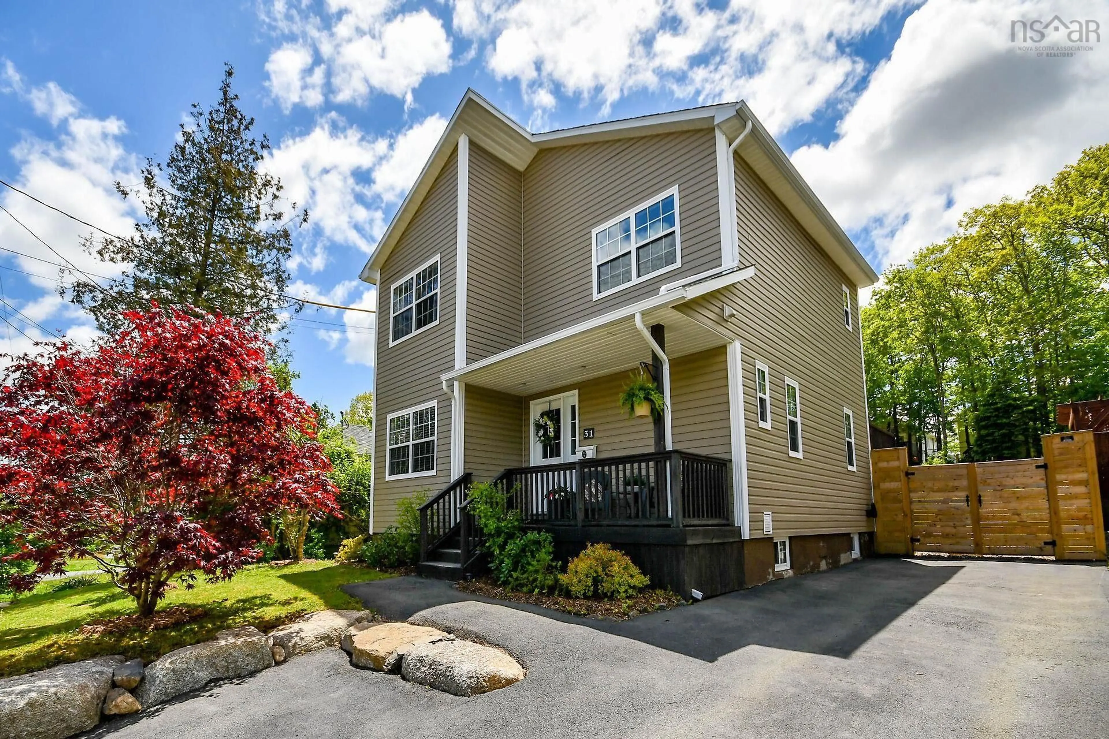 Home with vinyl exterior material, street for 31 St. Michaels Ave, Spryfield Nova Scotia B3P 1M6