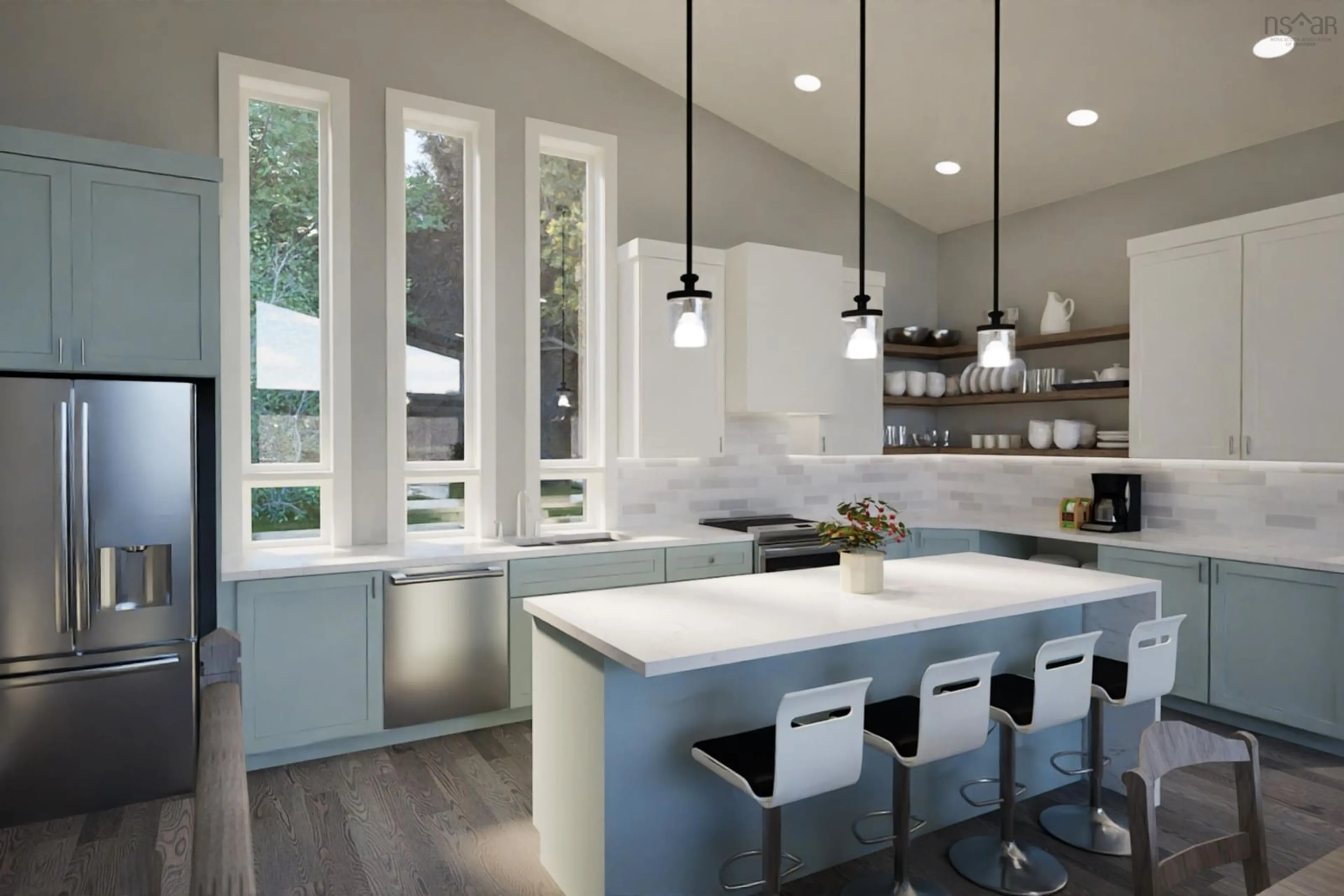 Contemporary kitchen, unknown for Sweetland Rd #UNIT 33, Sweetland Nova Scotia B0J 1E0