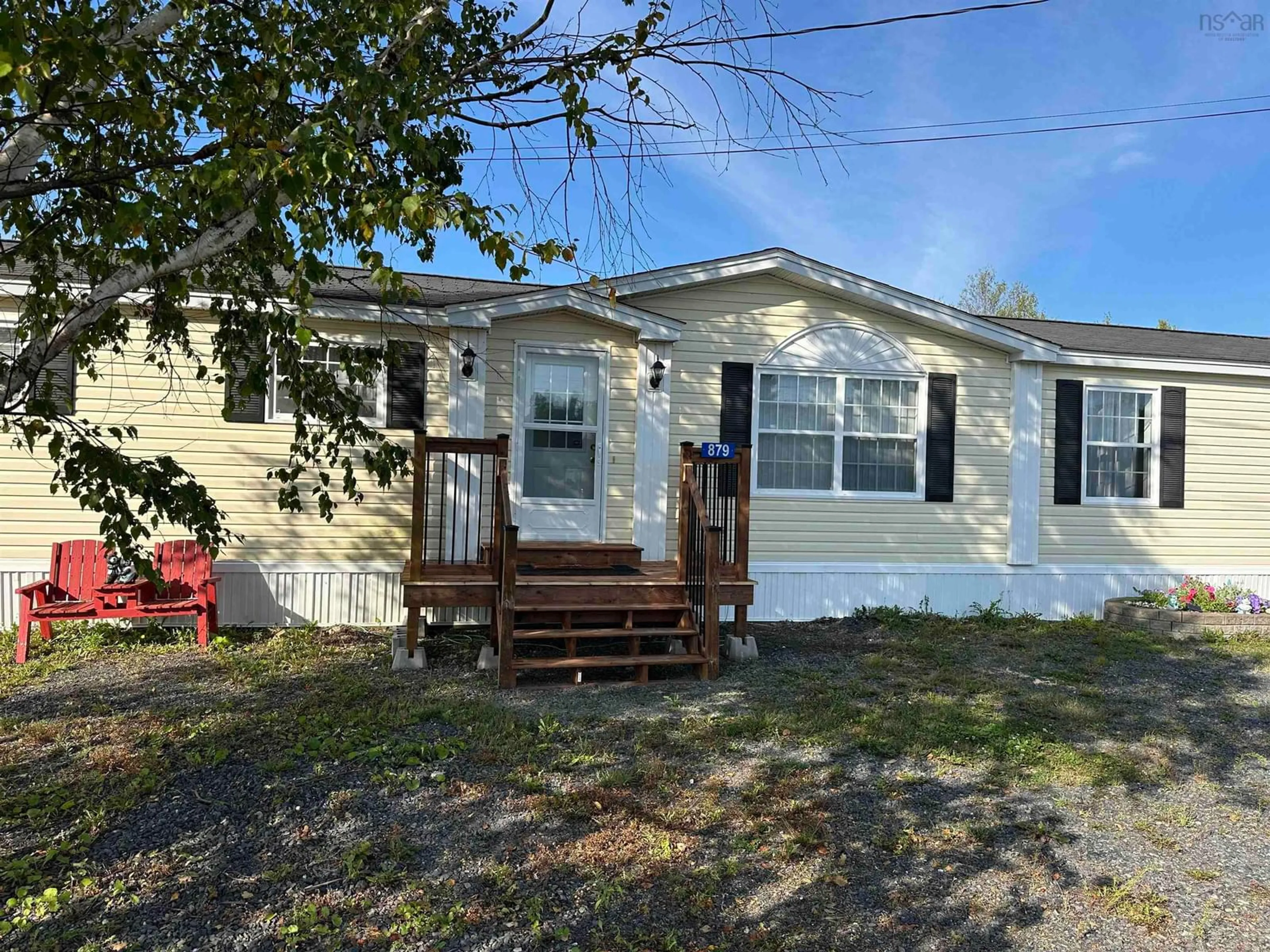 Home with vinyl exterior material, street for 879 16 Hwy, Monastery Nova Scotia B0H 1W0