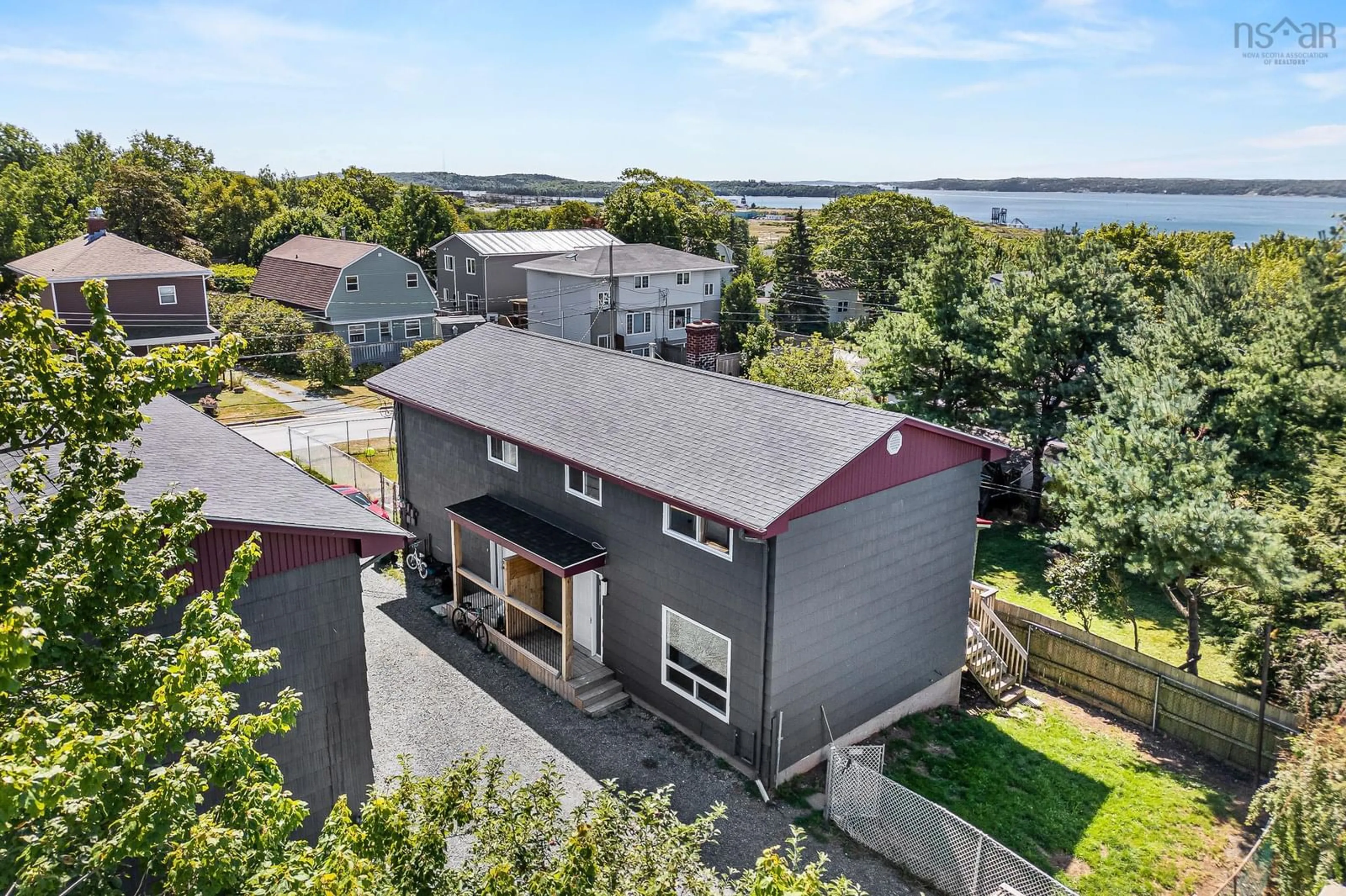 A pic from outside/outdoor area/front of a property/back of a property/a pic from drone, water/lake/river/ocean view for 7 A&B Herbert St, Dartmouth Nova Scotia B2W 1J1